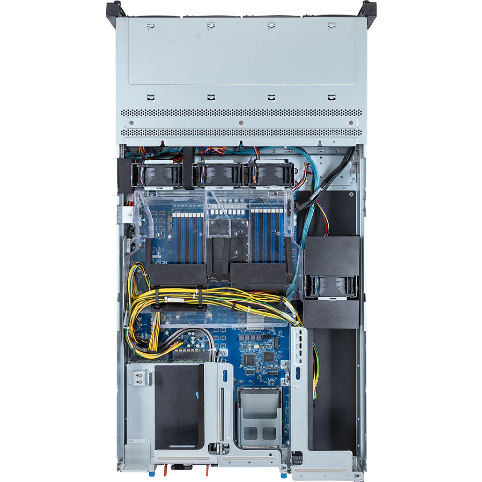 R263-SG0-AAE1 Gigabyte top view Gigabyte R263-SG0-AAE1 top view