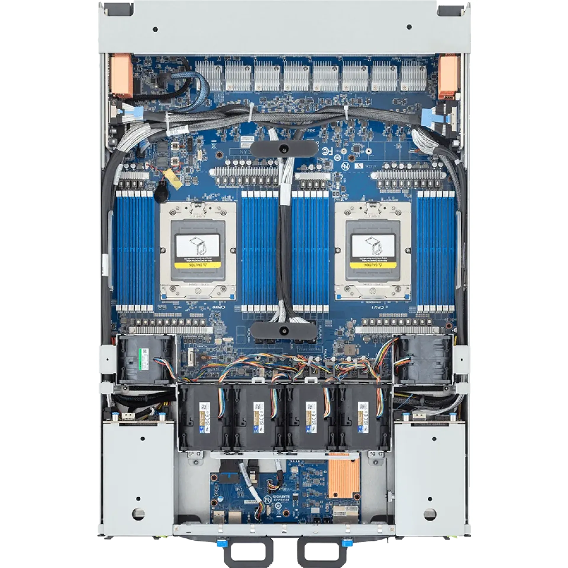G894-ZD3-AAX7 Gigabyte top view Gigabyte G894-ZD3-AAX7 top view