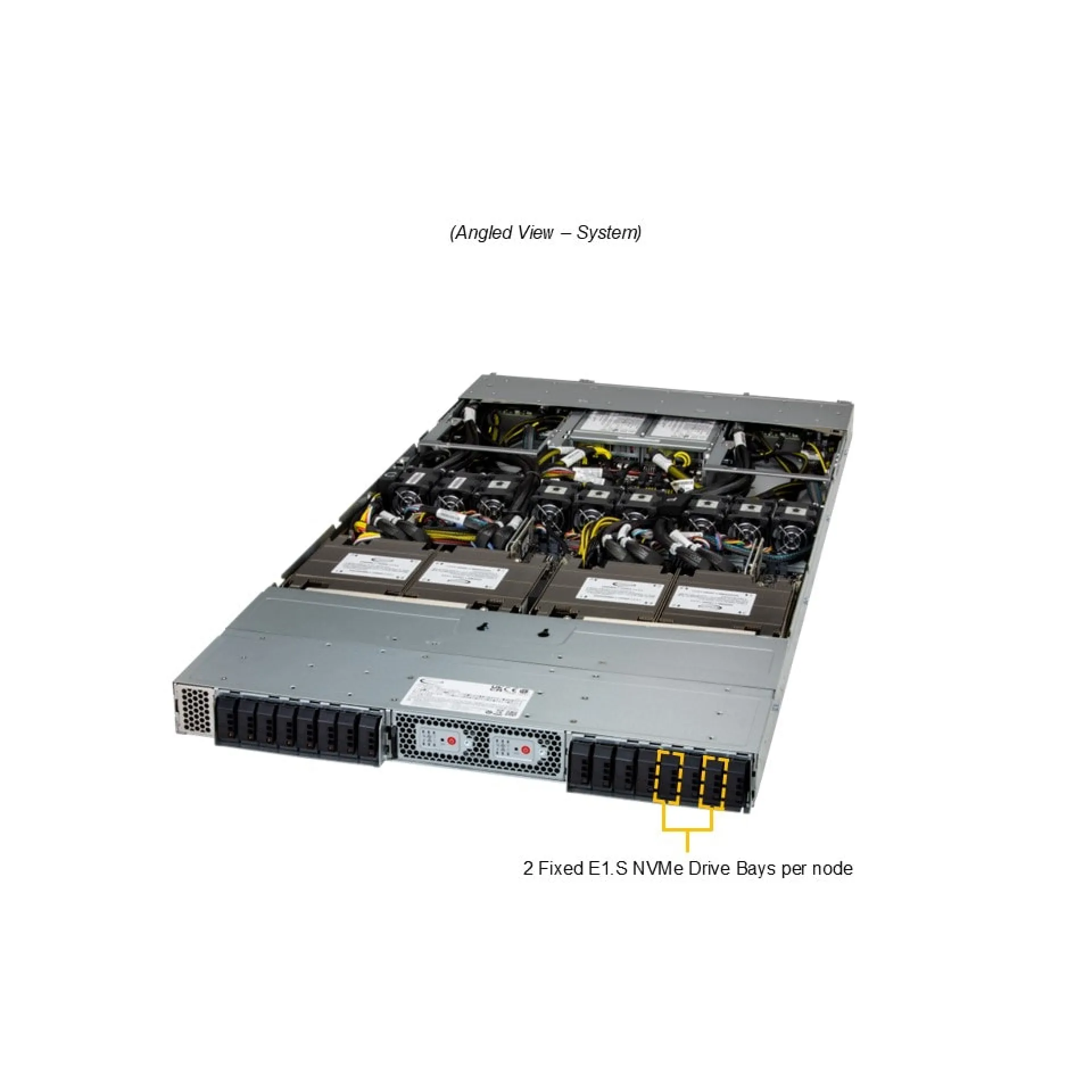 Supermicro ARS-121L-DNR angle view 