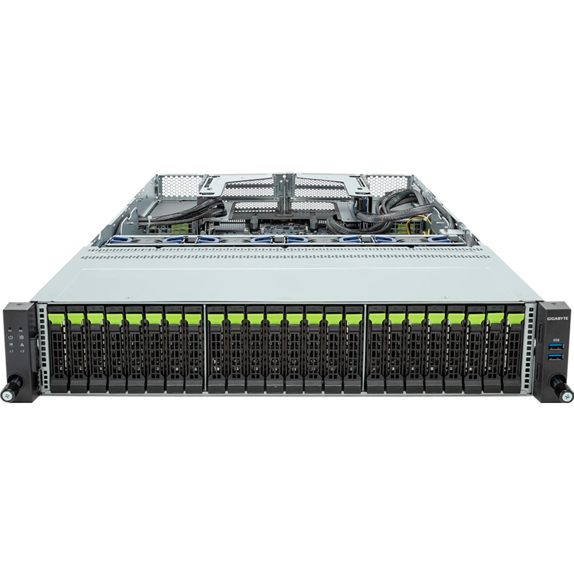 Gigabyte R283-P92-AAF1 front view 