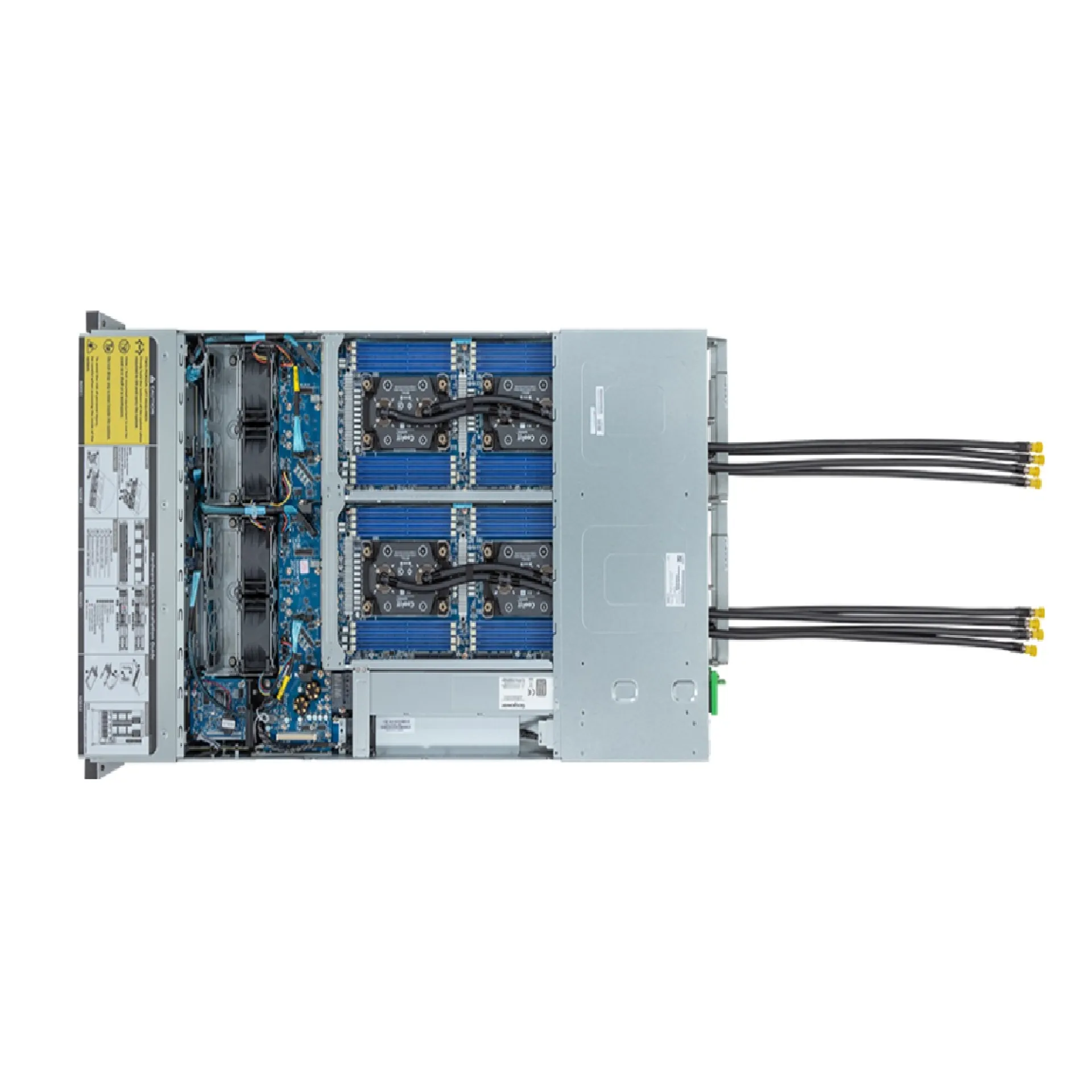 H263-S63-LAW1 Gigabyte top view Gigabyte H263-S63-LAW1 top view