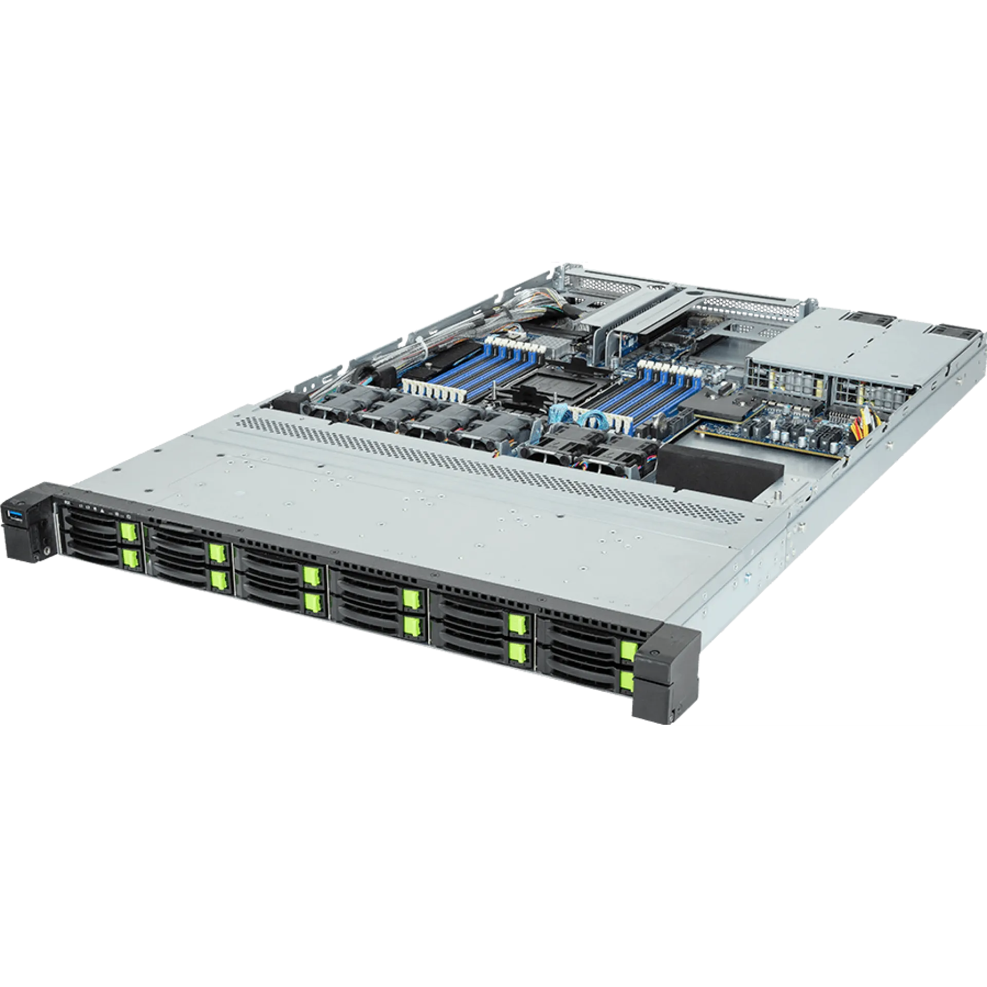 Gigabyte R163-S32-AAC1 angle view