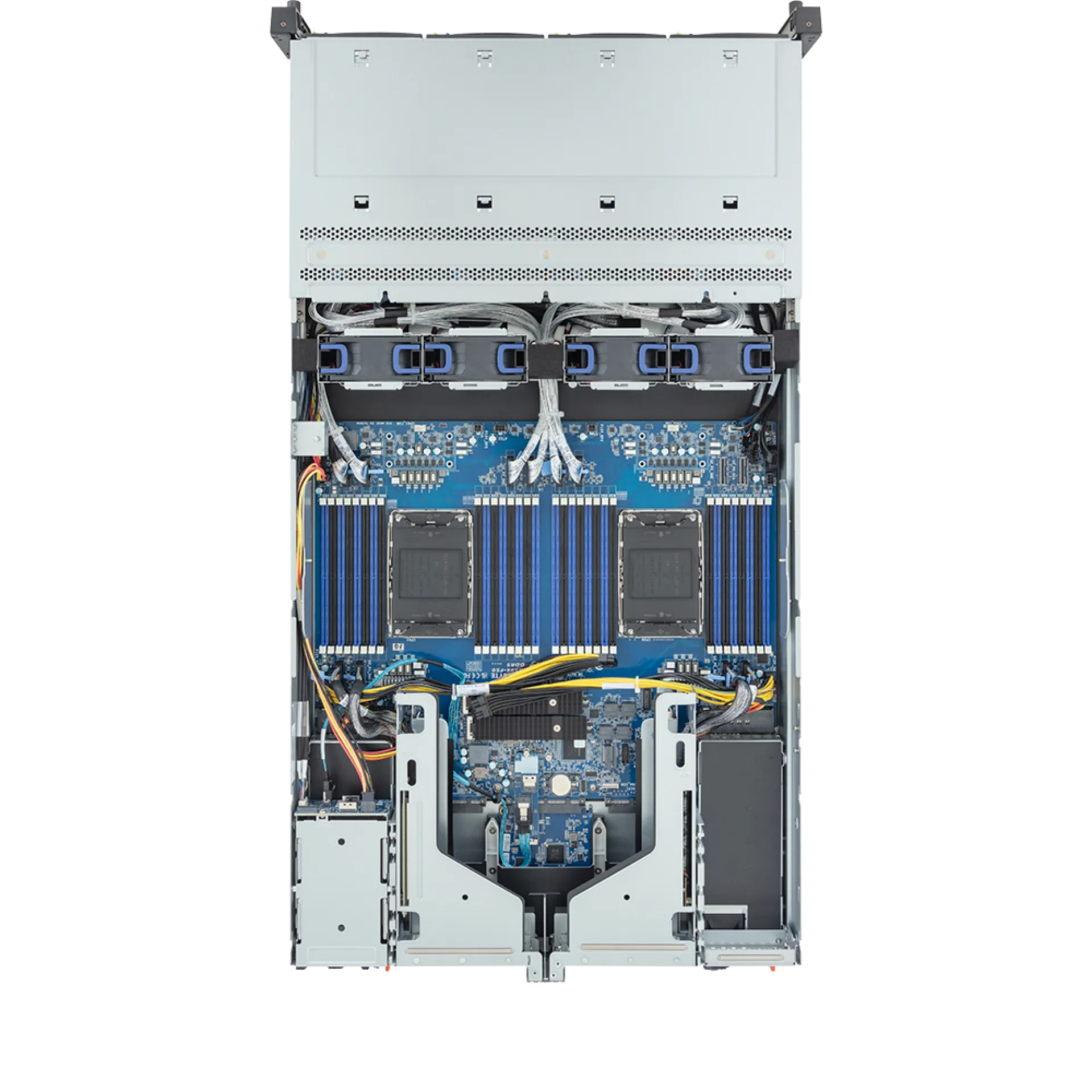 R284-S93-AAL1 Gigabyte top view Gigabyte R284-S93-AAL1 top view