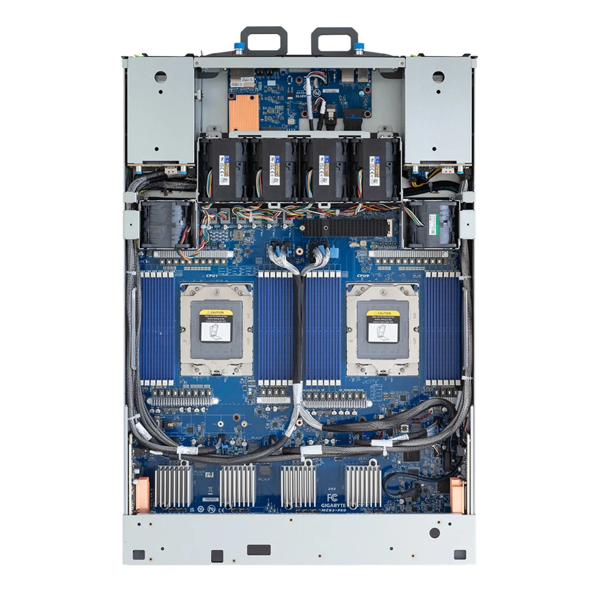 G893-ZX1-AAX3 Gigabyte top view Gigabyte G893-ZX1-AAX3 top view
