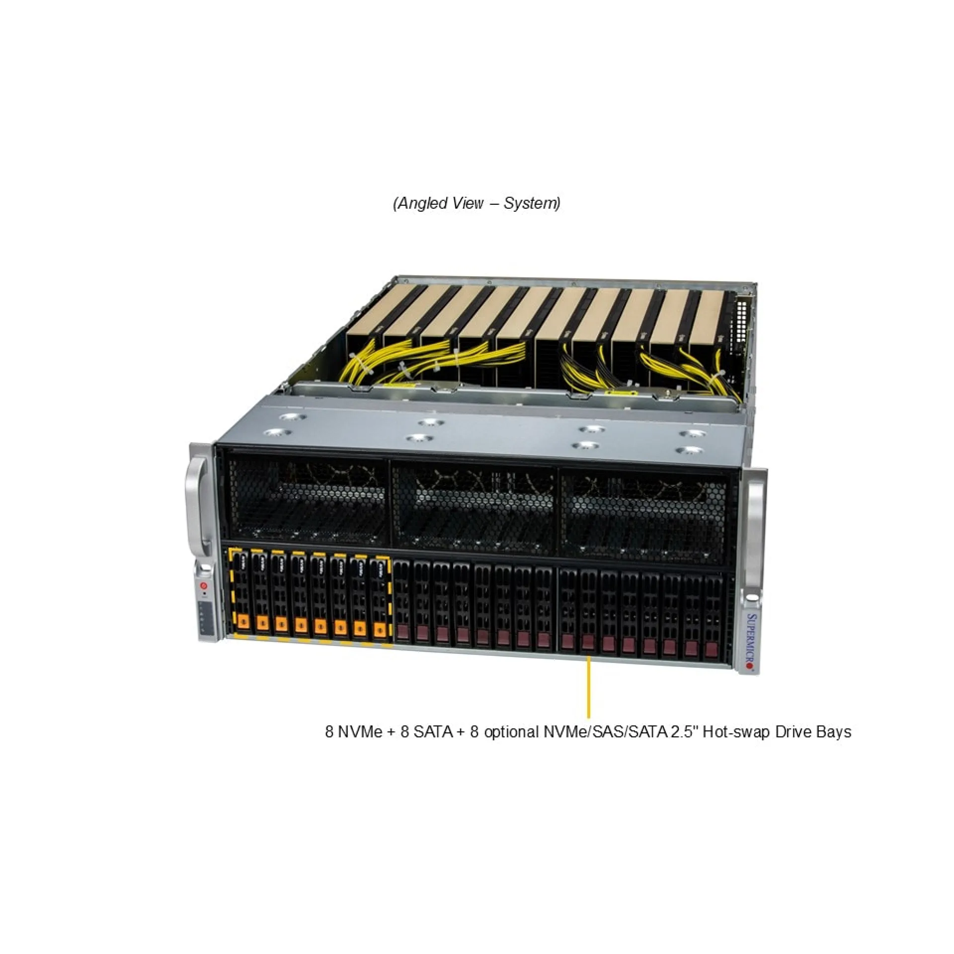 Supermicro SYS-421GE-TNRT-02-G1 angle view