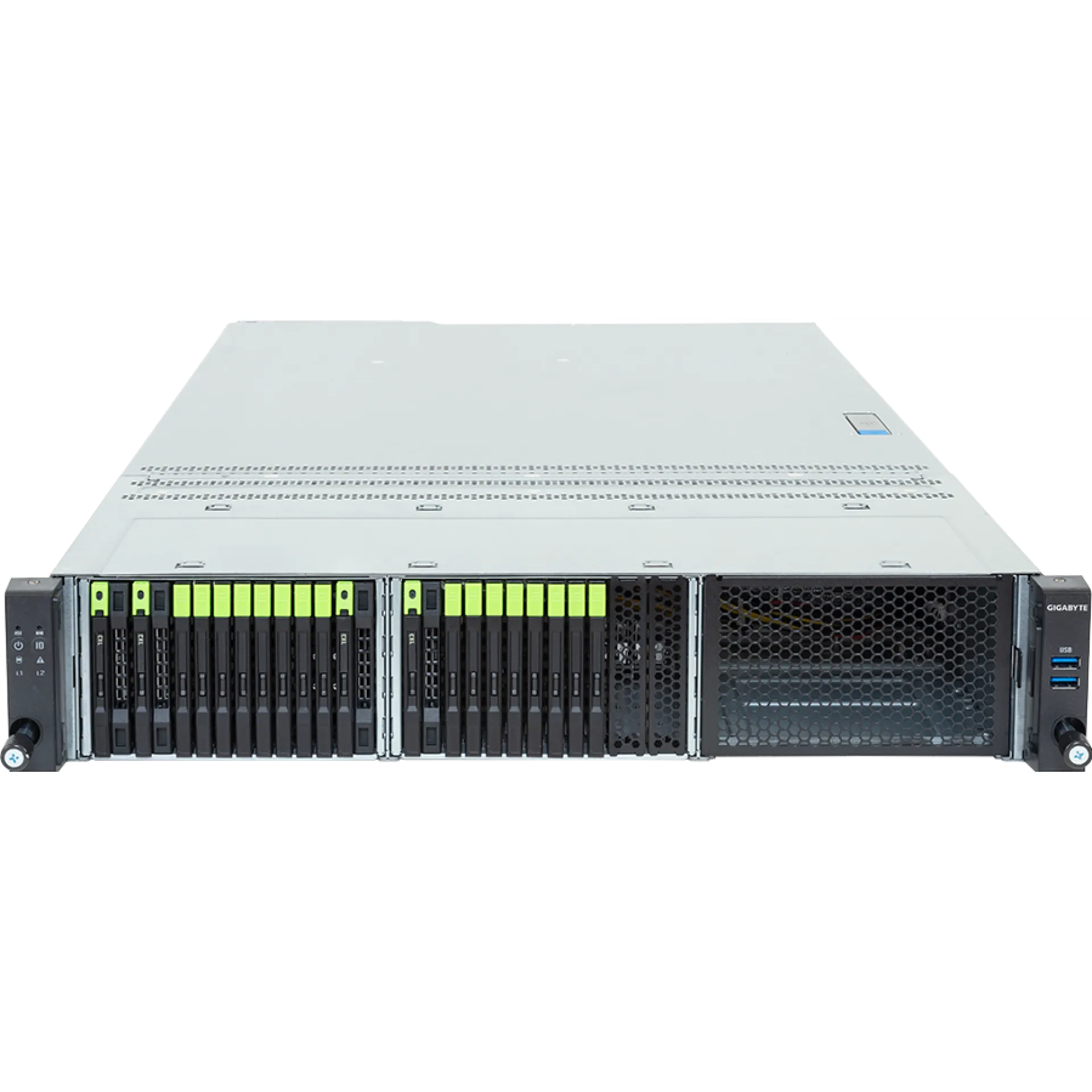 R263-ZG5-AAL2 Gigabyte front view Gigabyte R263-ZG5-AAL2 front view