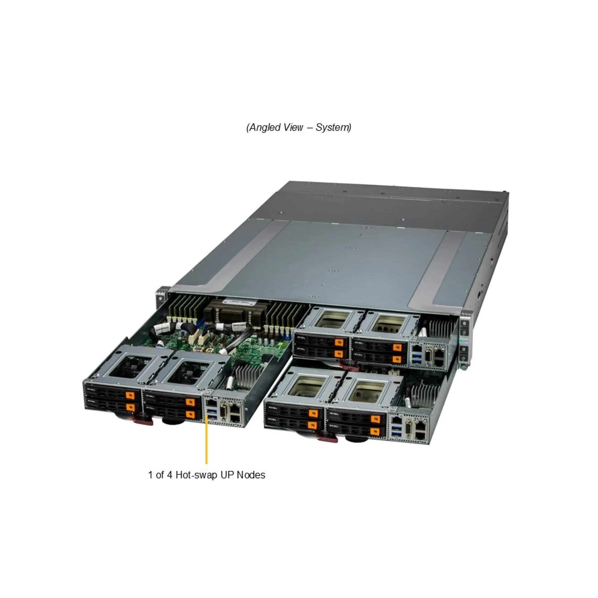 AS-2115GT-HNTF Supermicro angle view Supermicro AS-2115GT-HNTF angle view