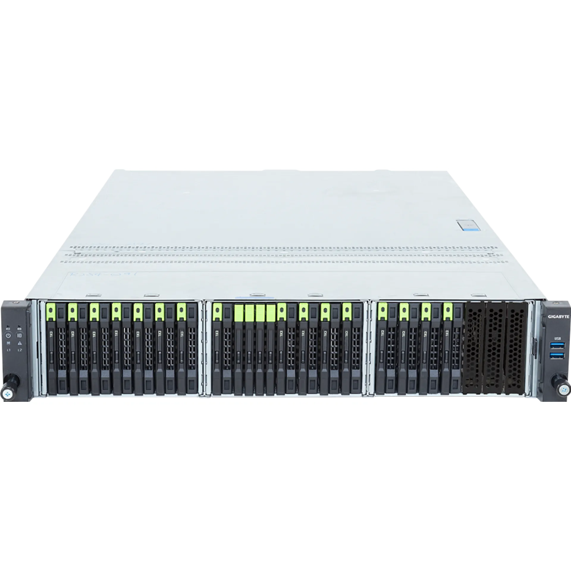 R284-A91-AAL3 Gigabyte front view Gigabyte R284-A91-AAL3 front view