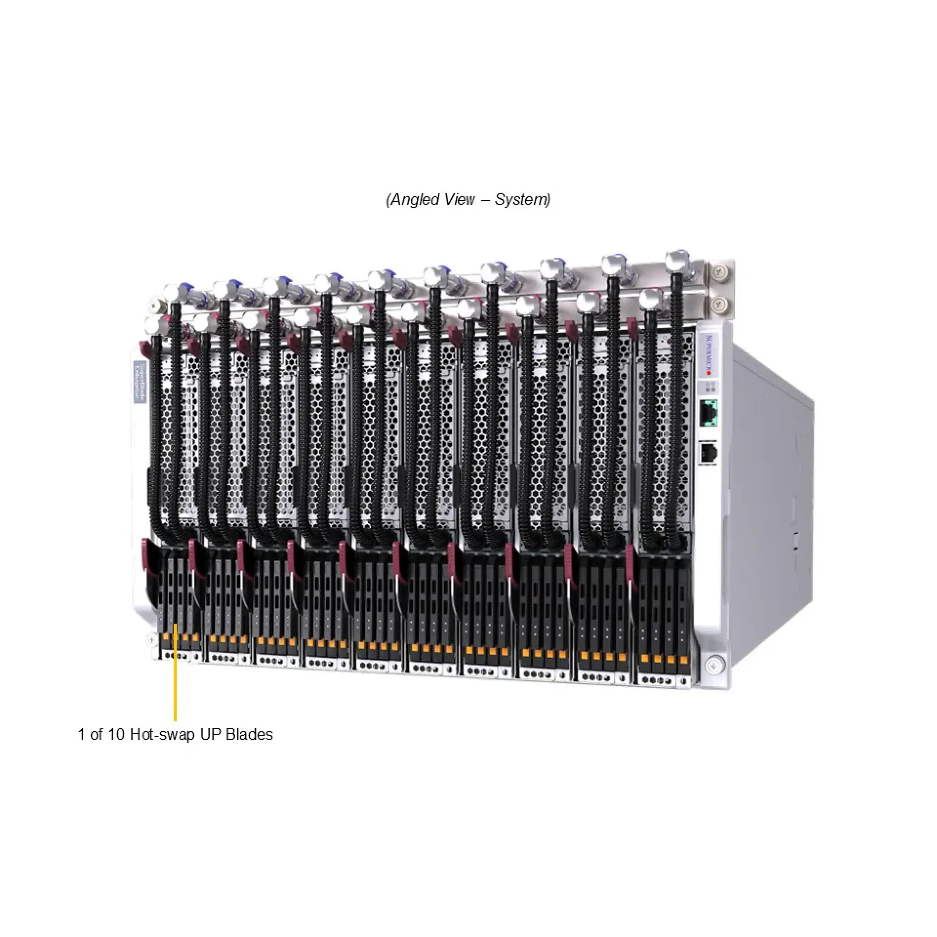 Supermicro SBI-612BA-1NE34-LCC angle view