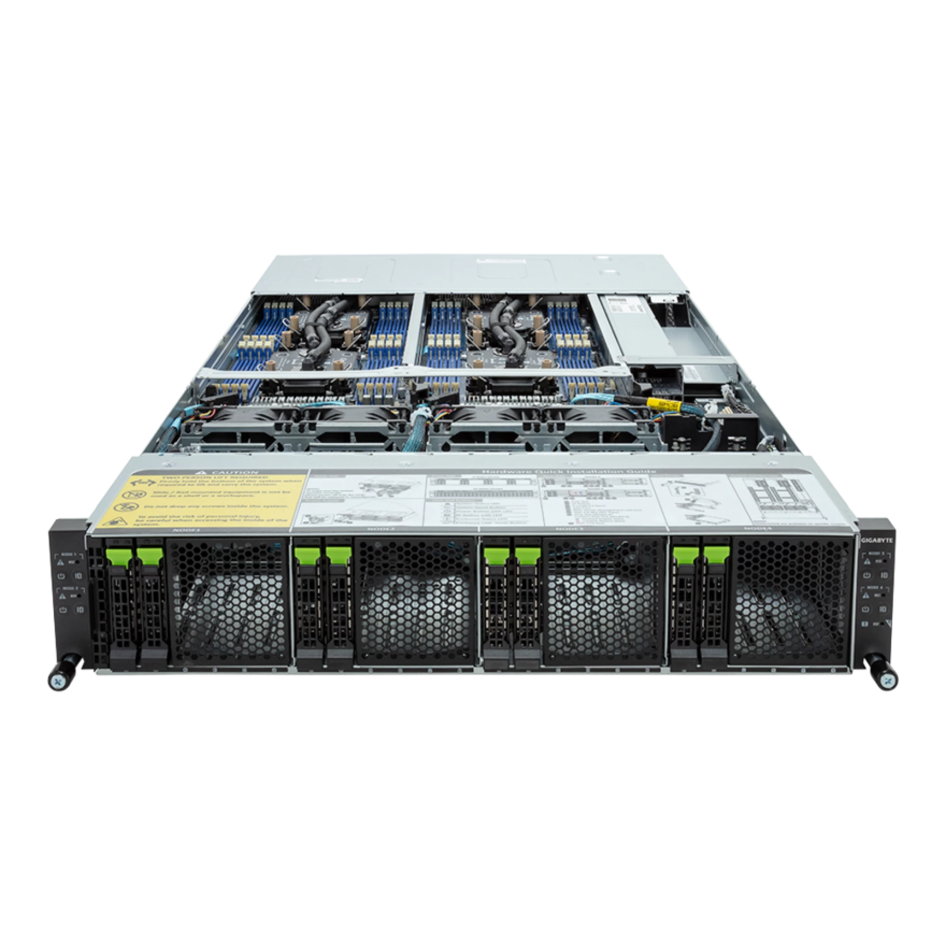 H263-S63-LAN1 Gigabyte front view Gigabyte H263-S63-LAN1 front view