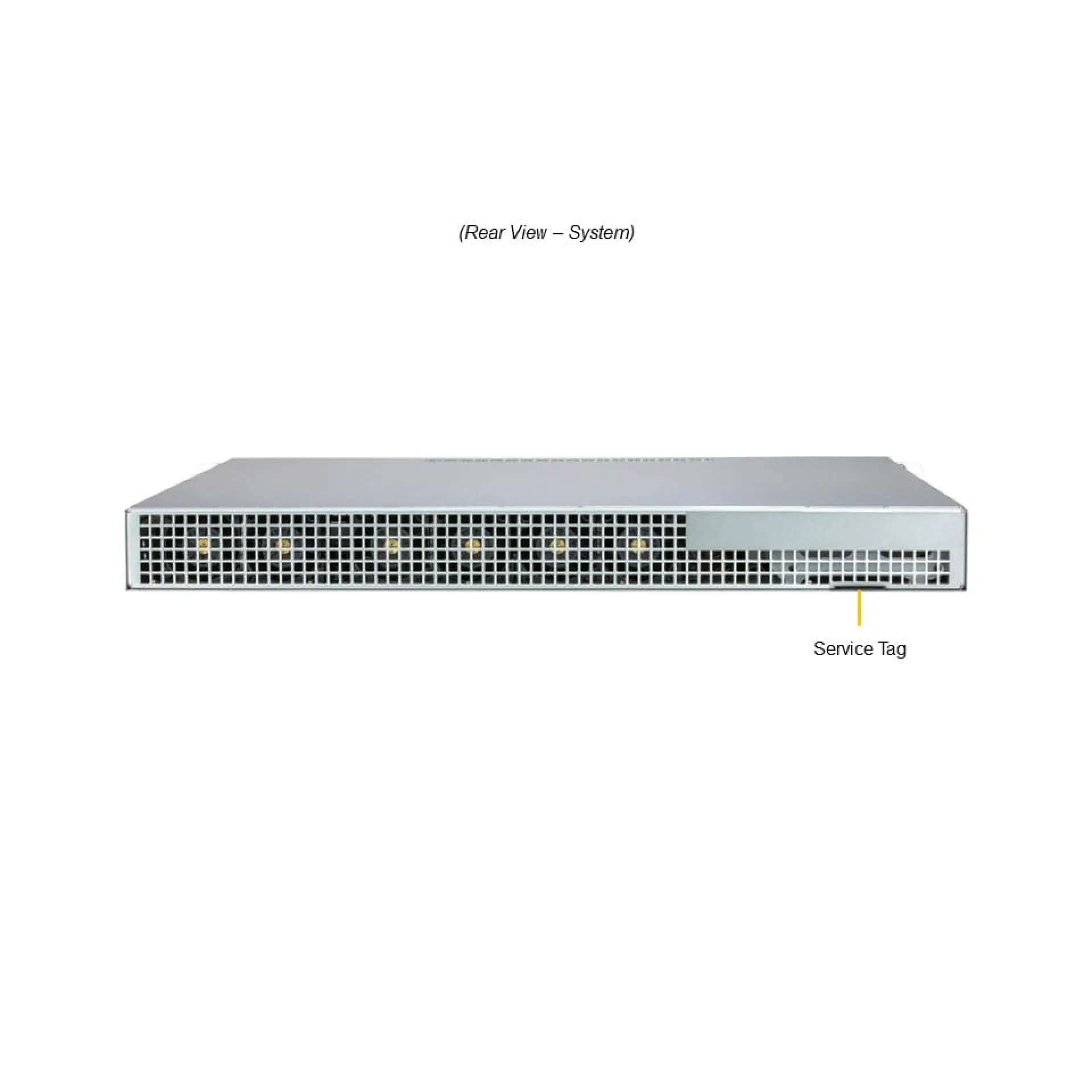 Supermicro AS-1115S-FDWTRT rear view
