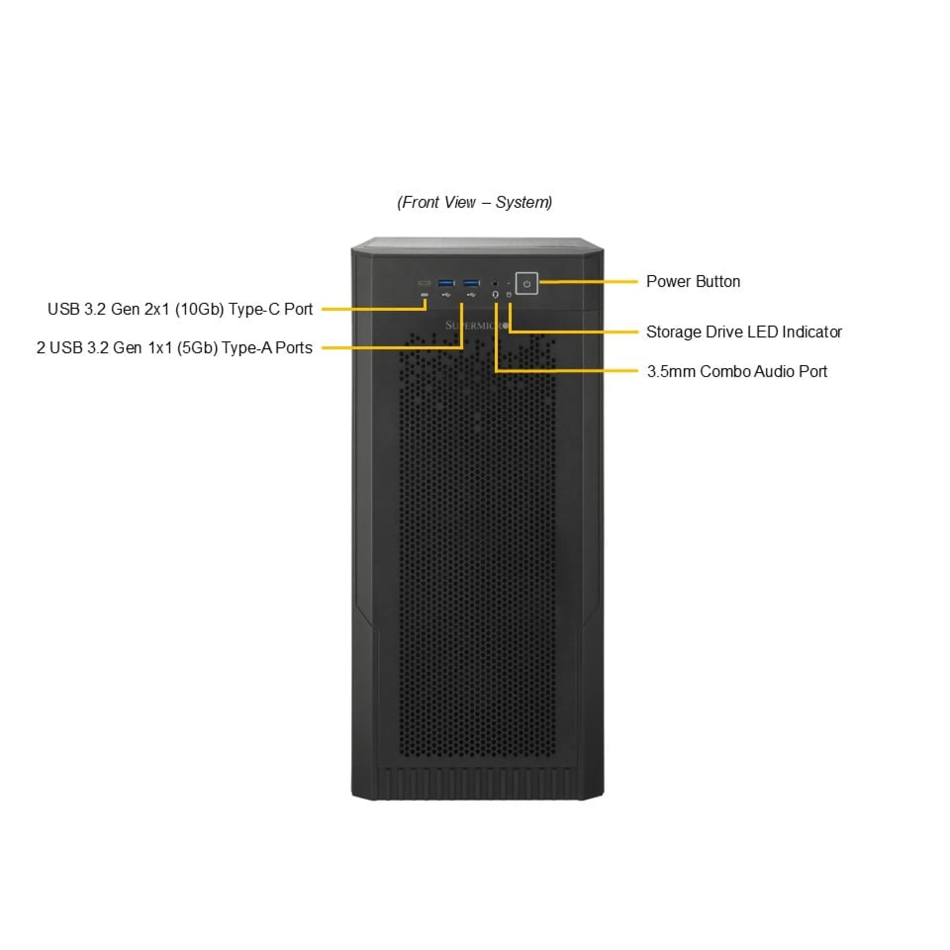 AS-531AW-TC Supermicro front view Supermicro AS-531AW-TC front view