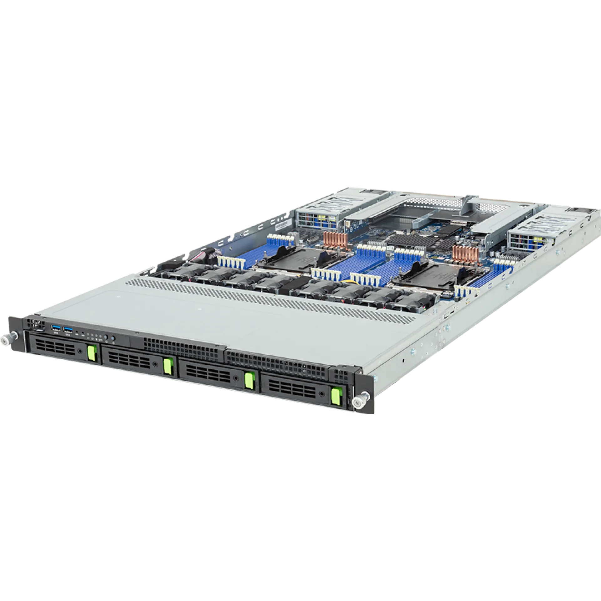 R184-A90-AAJ1 Gigabyte angle view Gigabyte R184-A90-AAJ1 angle view