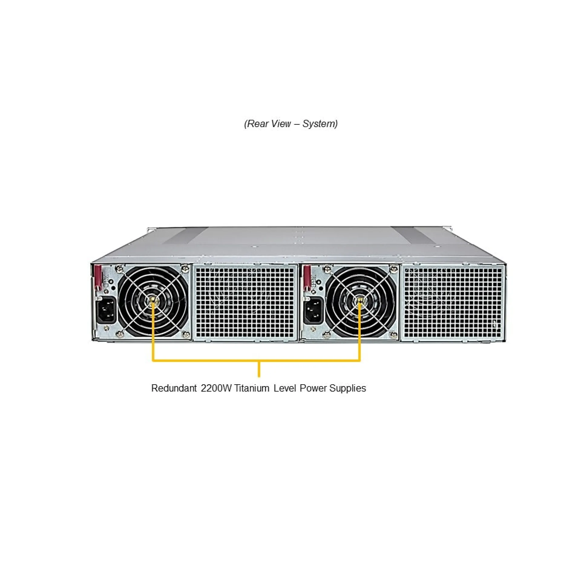Supermicro SYS-211GT-HNC8F rear view