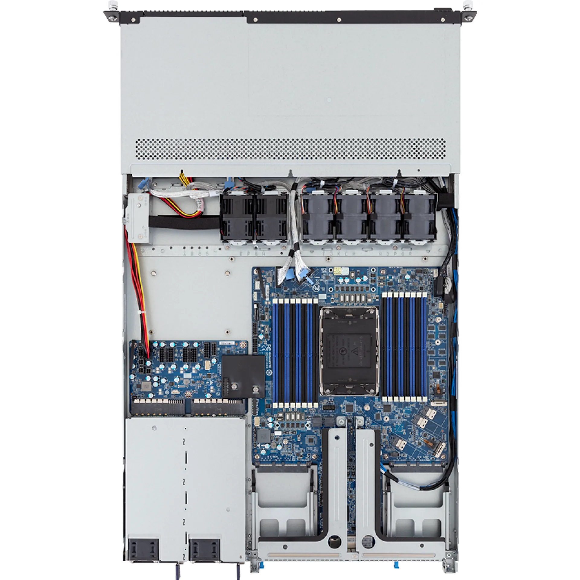 R164-S30-AAG1 Gigabyte top view Gigabyte R164-S30-AAG1 top view