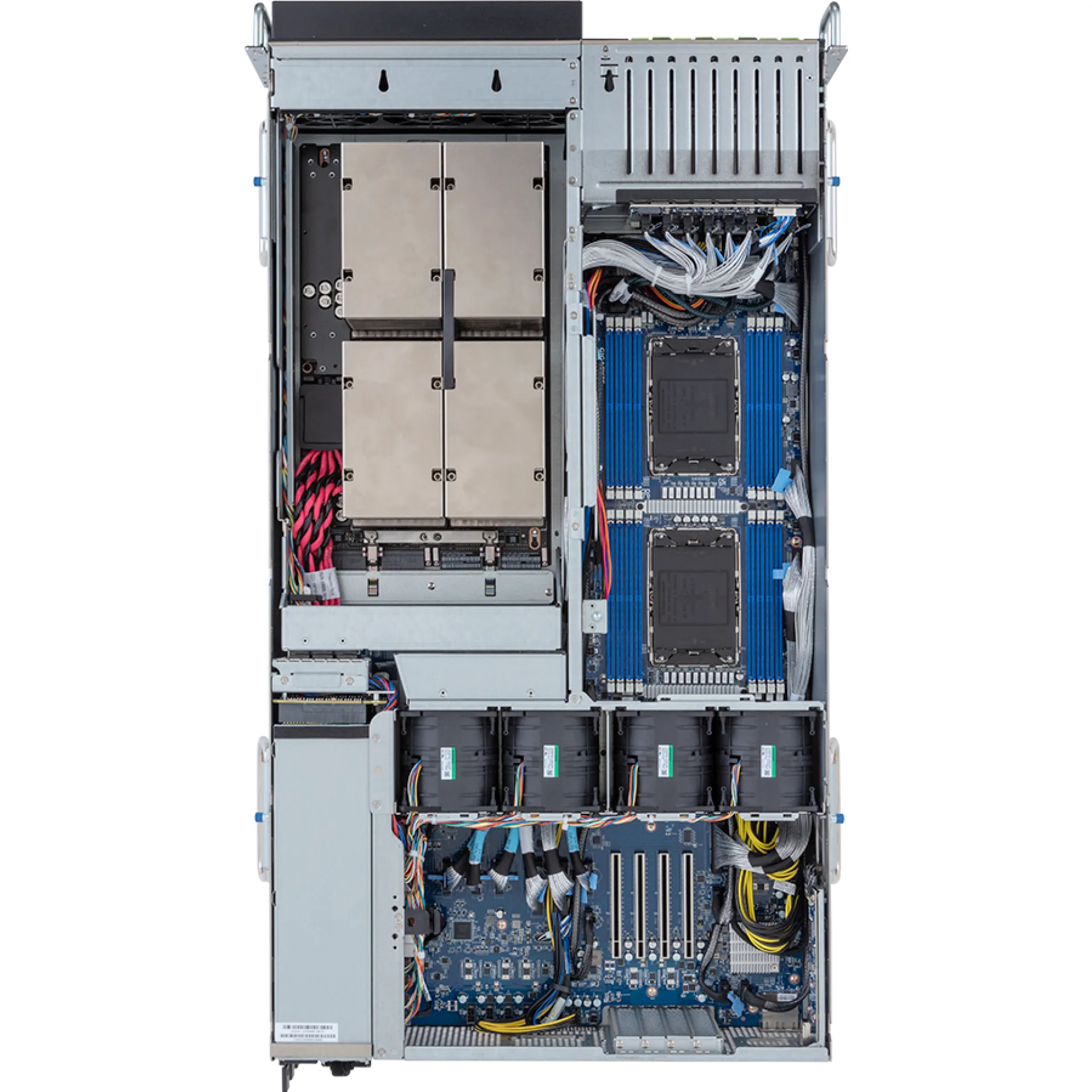 Gigabyte G363-SR0-AAX1 top view 