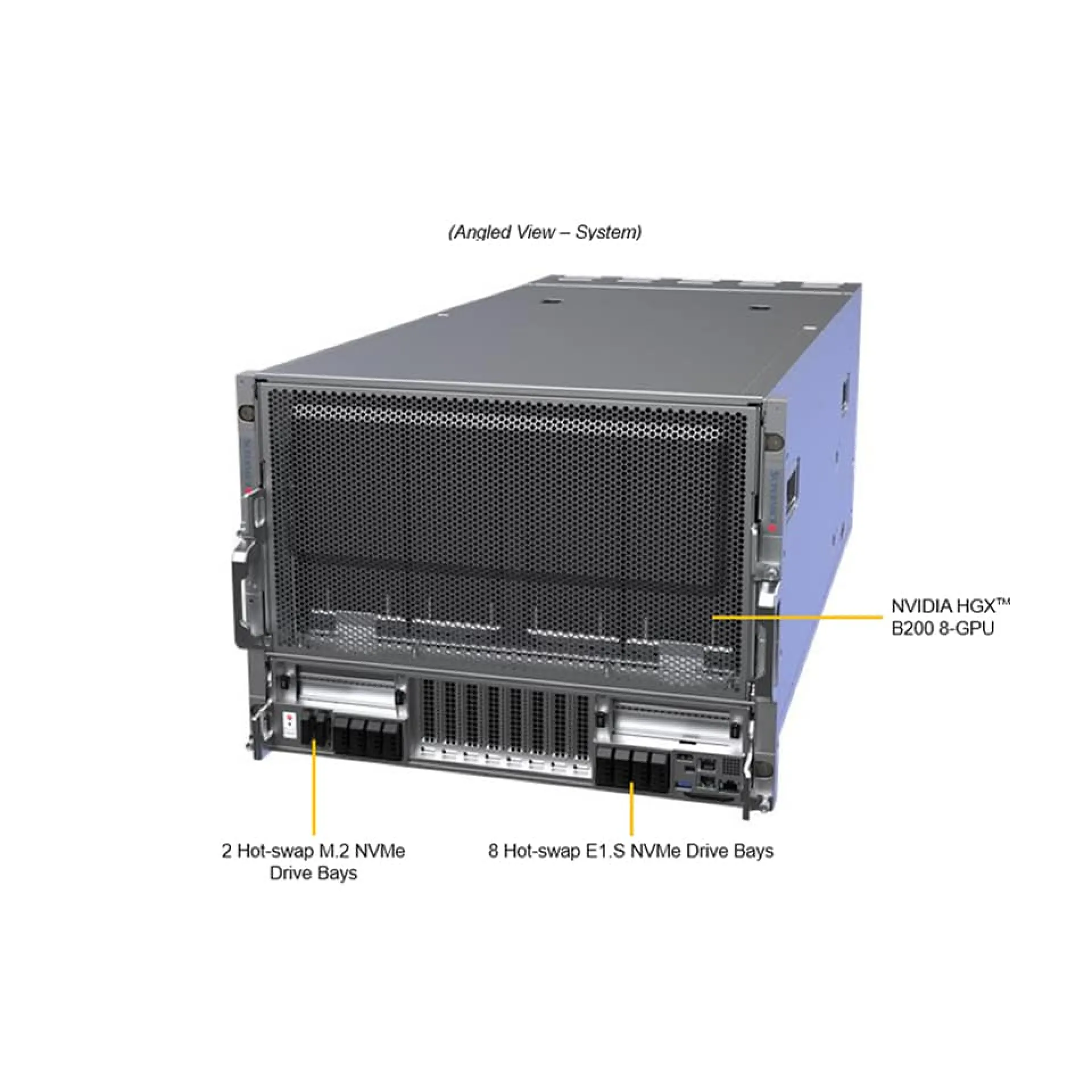 Supermicro SYS-822GS-NBRT angle view