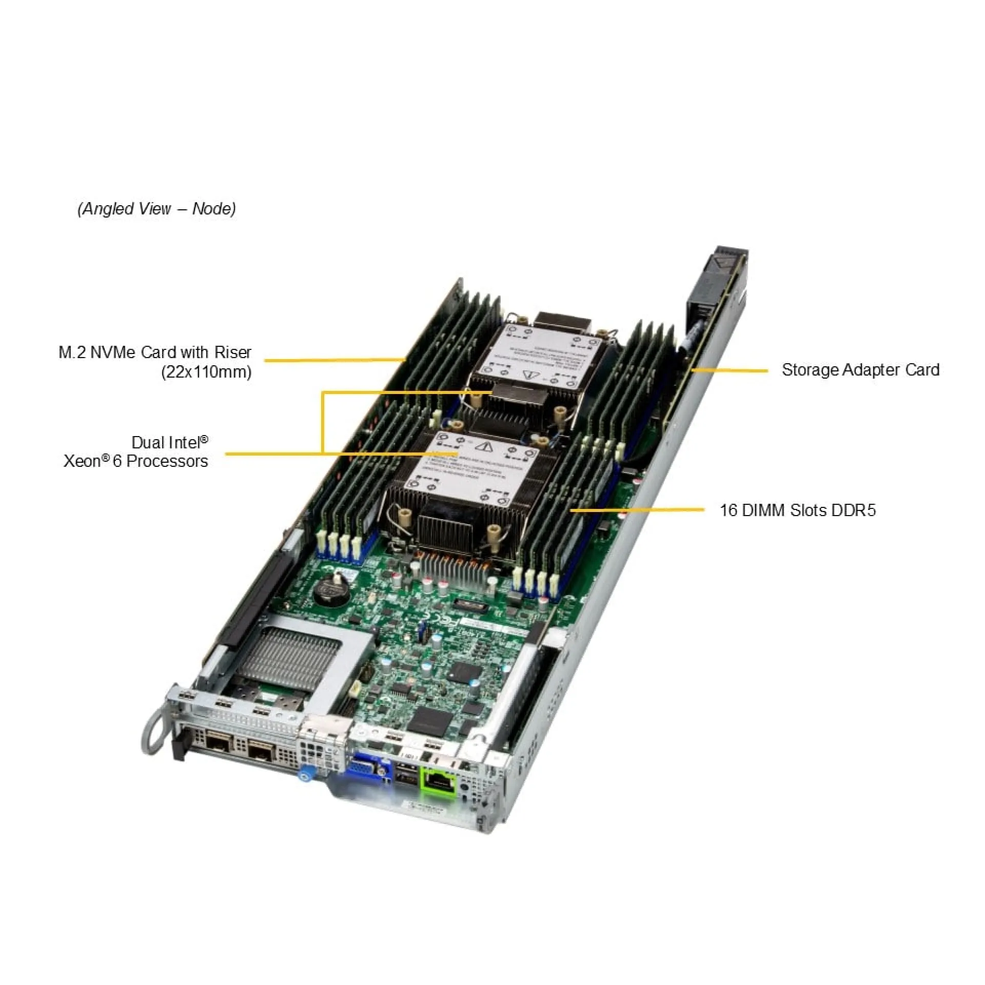 Supermicro SYS-222BT-HNR angle view