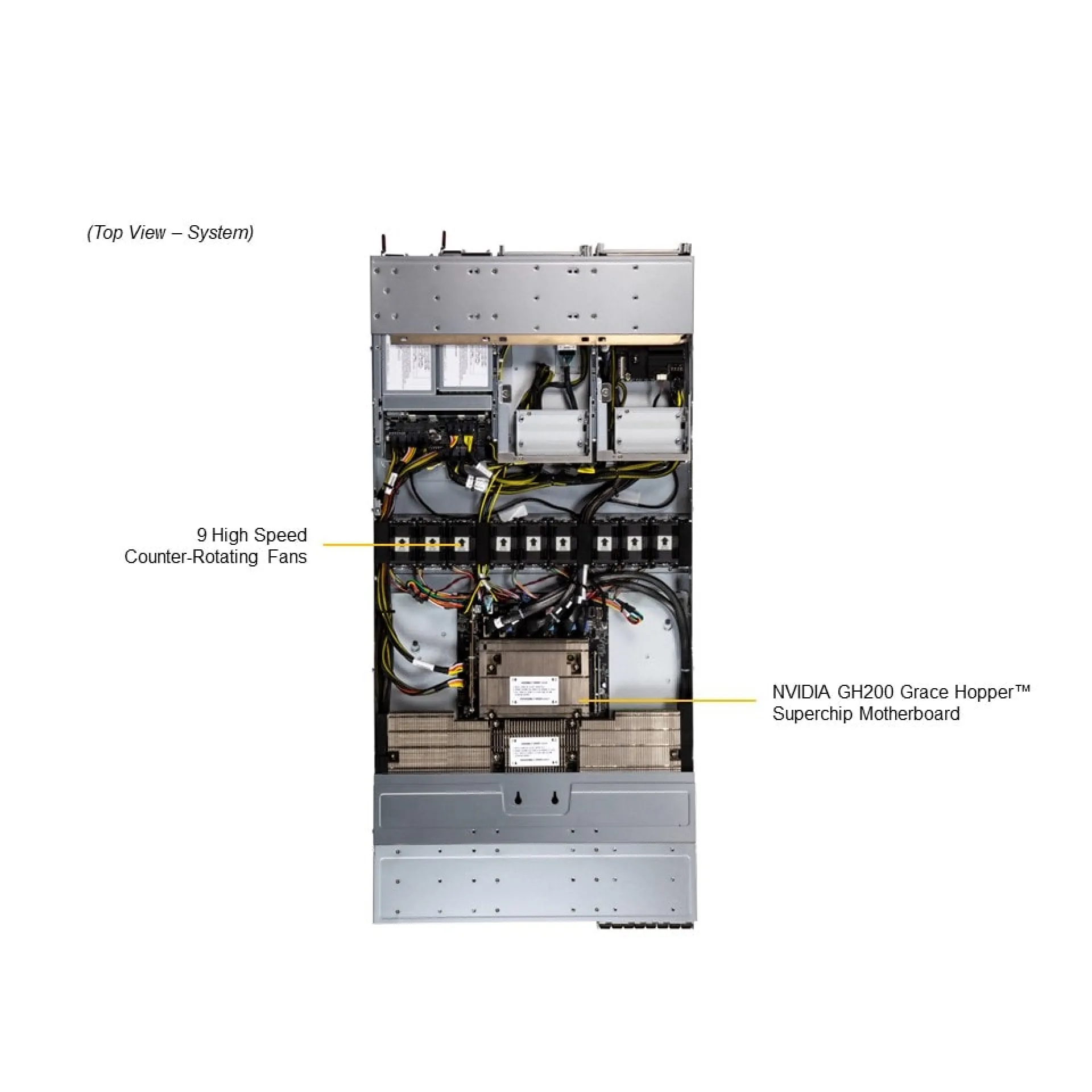 Supermicro ARS-111GL-NHR top view 