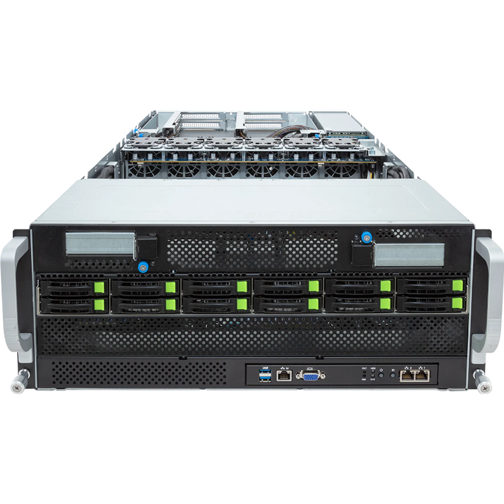 Gigabyte G493-ZB2-AAP1 front view 