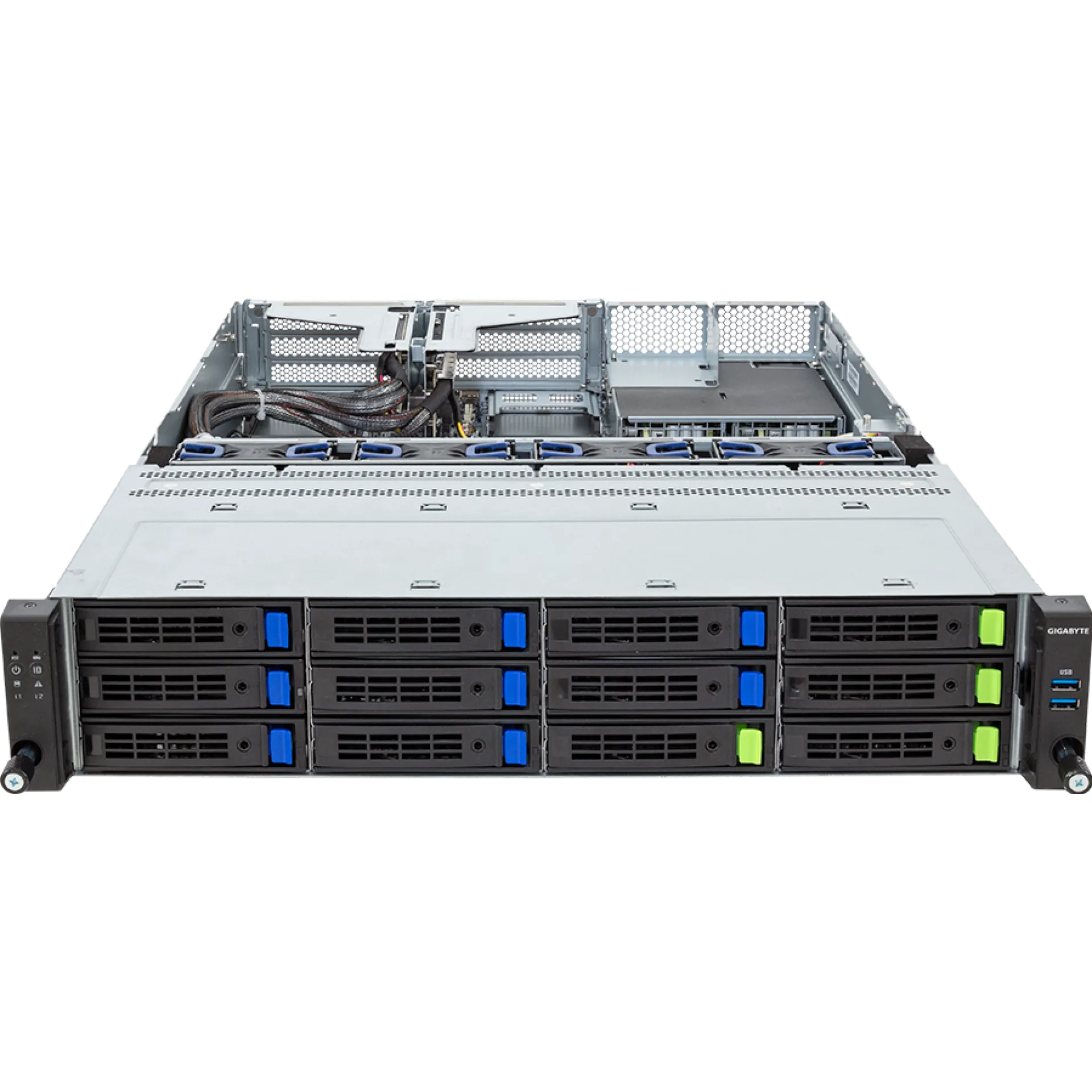 R263-Z34-AAC1 Gigabyte front view Gigabyte R263-Z34-AAC1 front view