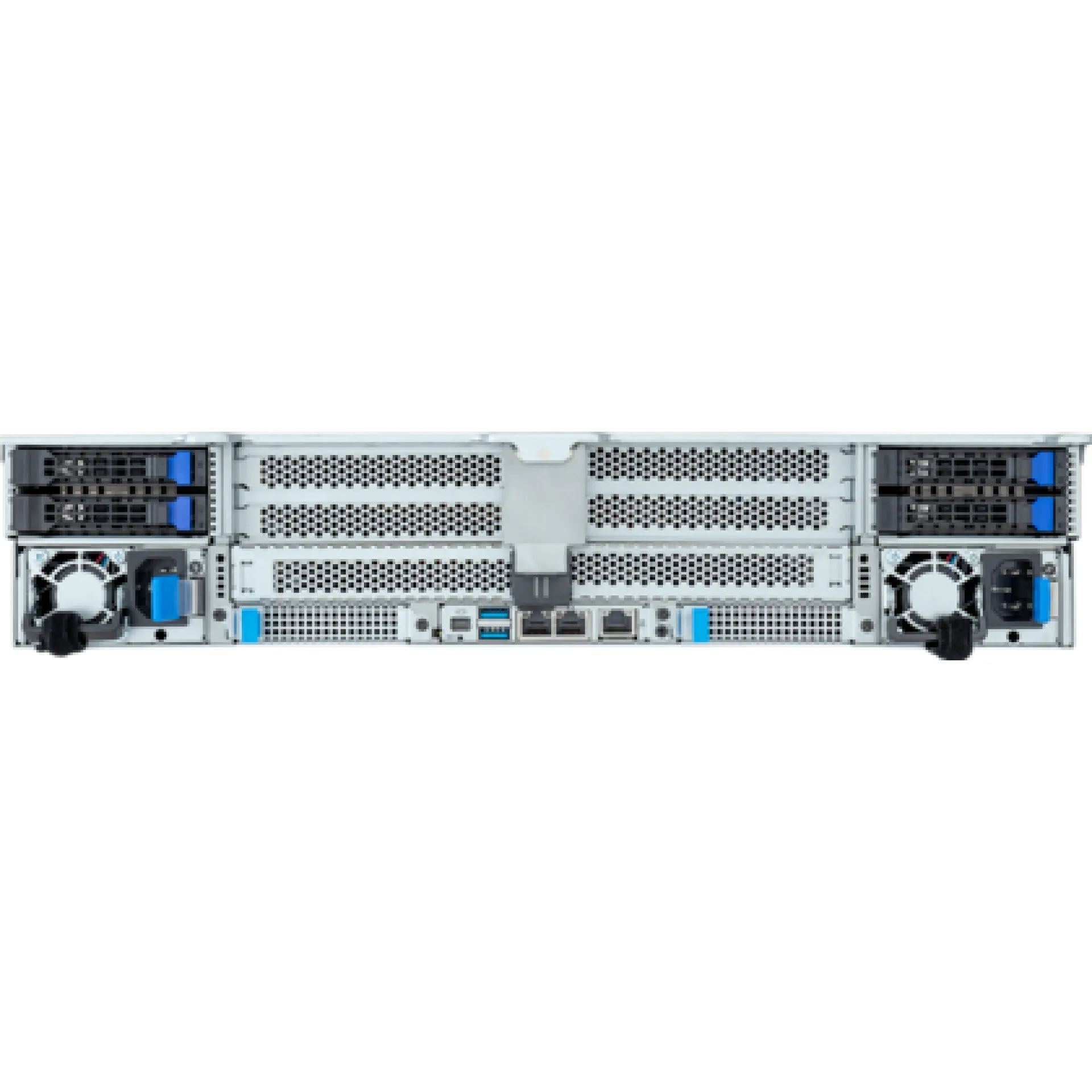 R283-Z92-AAE3 Gigabyte rear view Gigabyte R283-Z92-AAE3 rear view