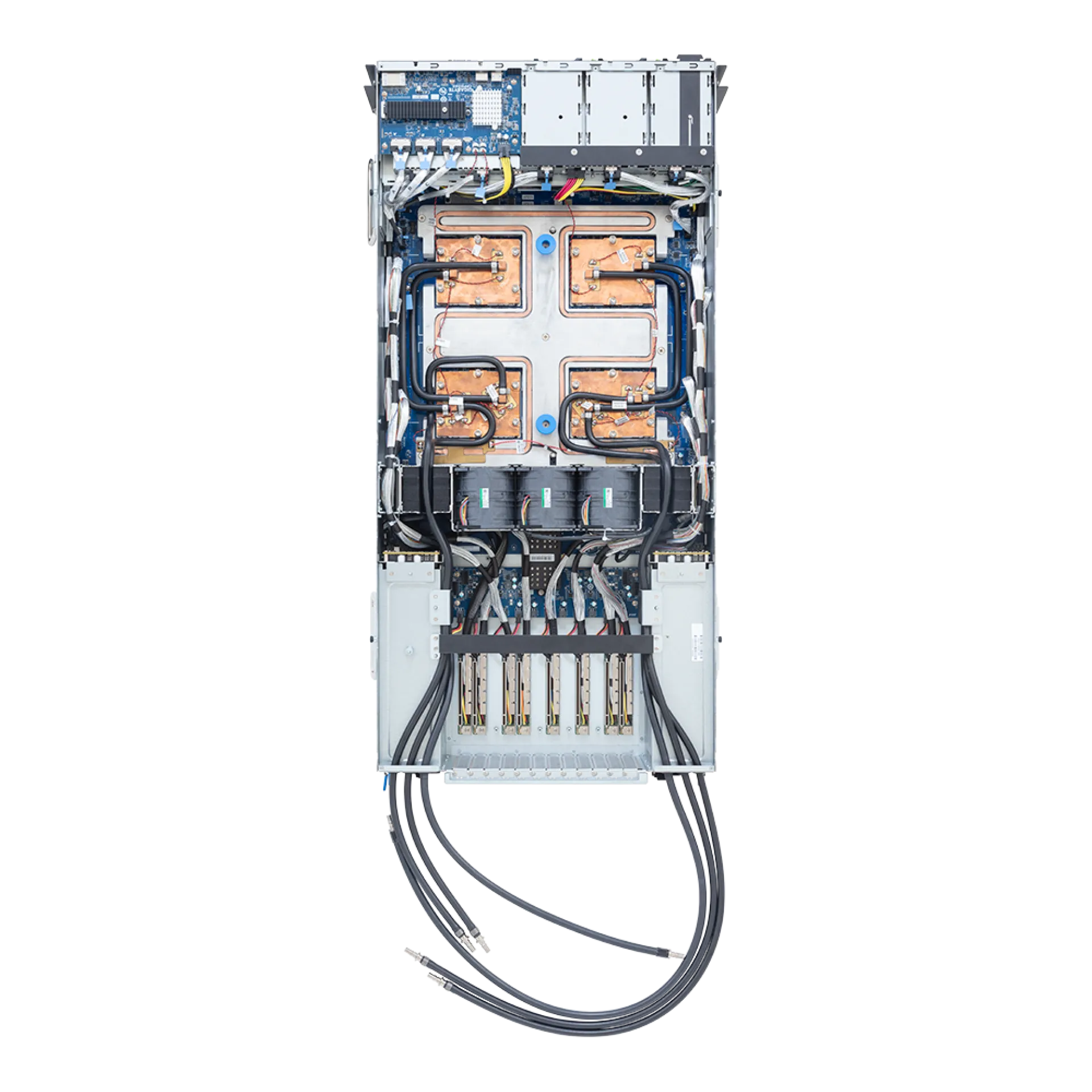G383-R80-LAP1 Gigabyte top view Gigabyte G383-R80-LAP1 top view