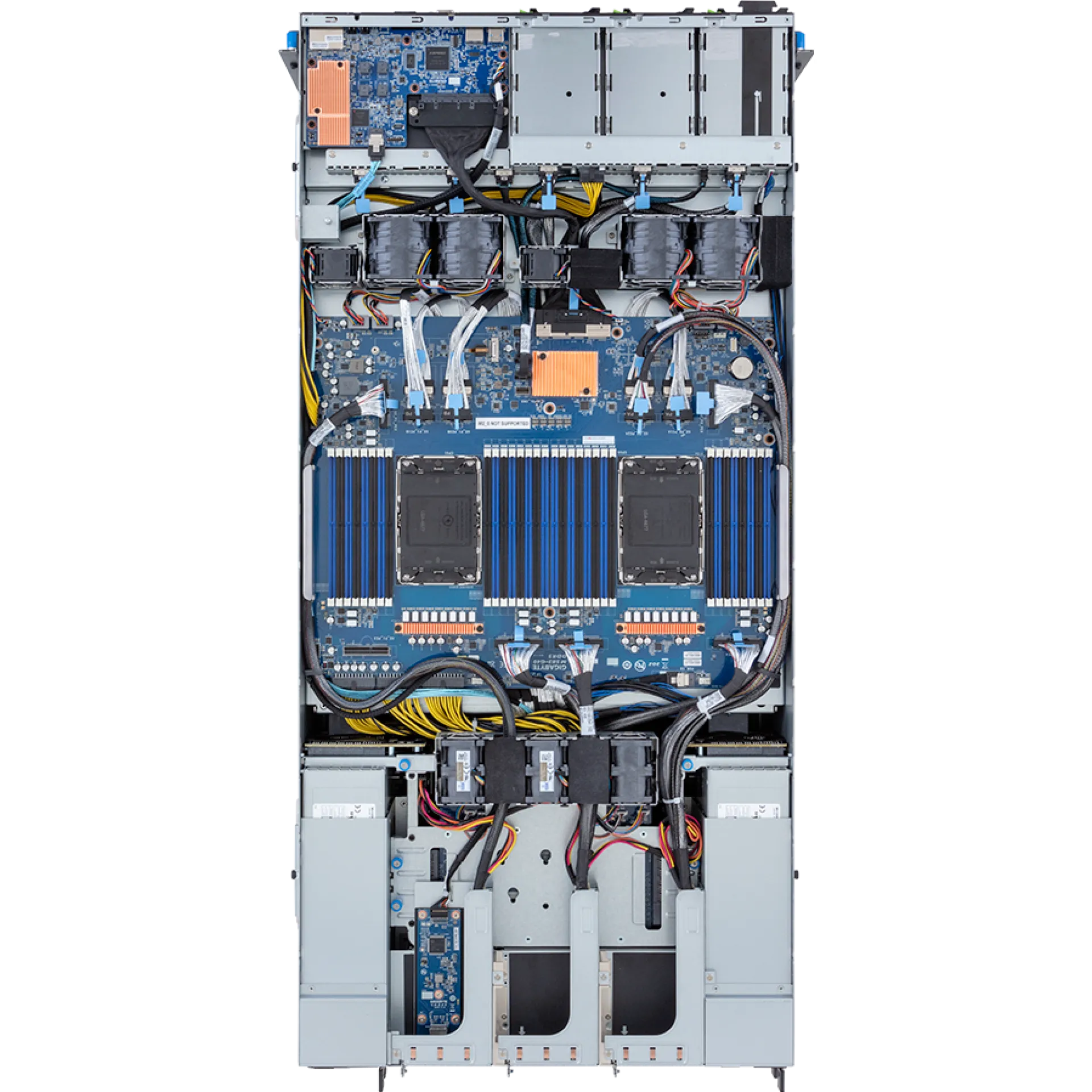 G593-SD0-AAX1 Gigabyte top view Gigabyte G593-SD0-AAX1 top view