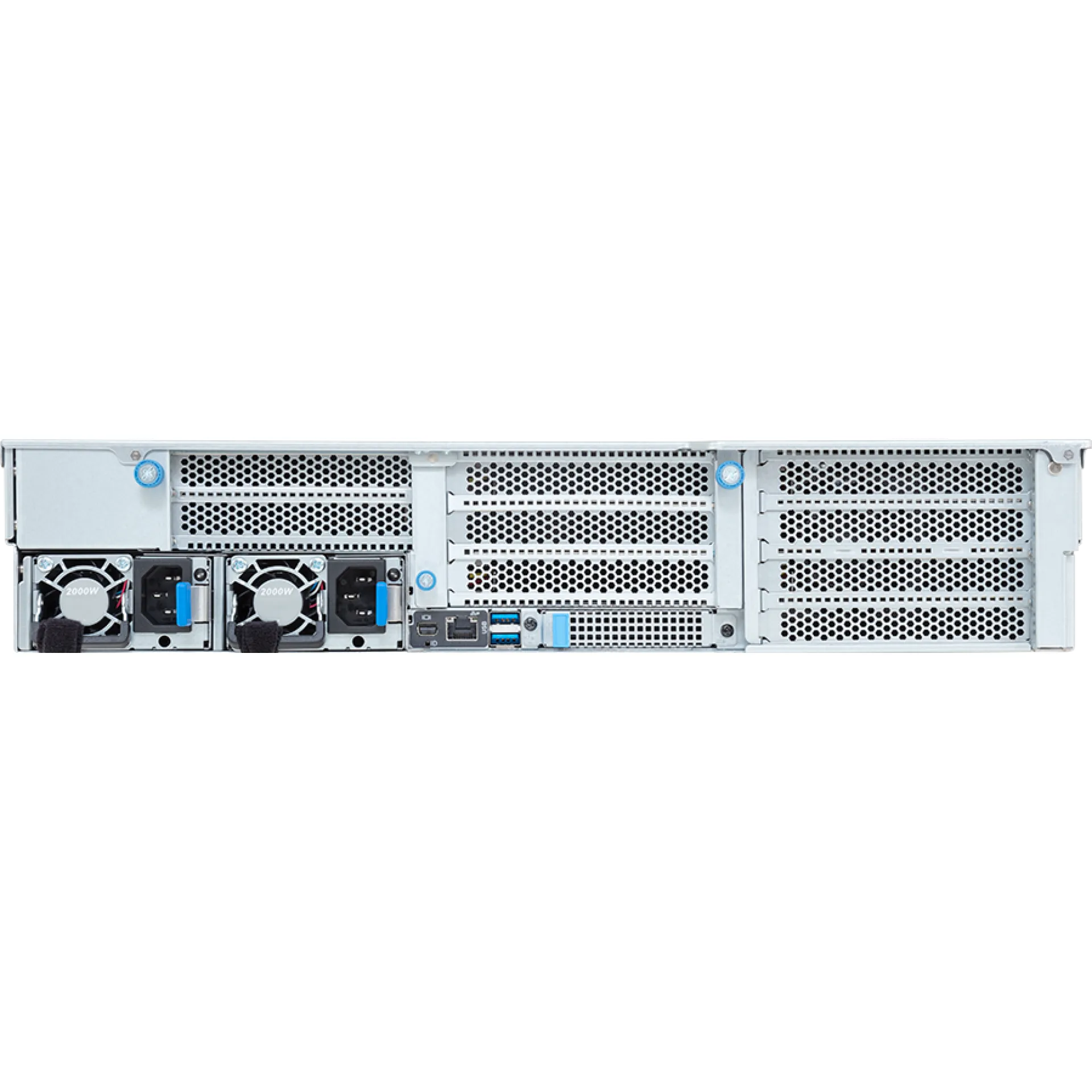 R263-ZG2-AAJ3 Gigabyte rear view Gigabyte R263-ZG2-AAJ3 rear view