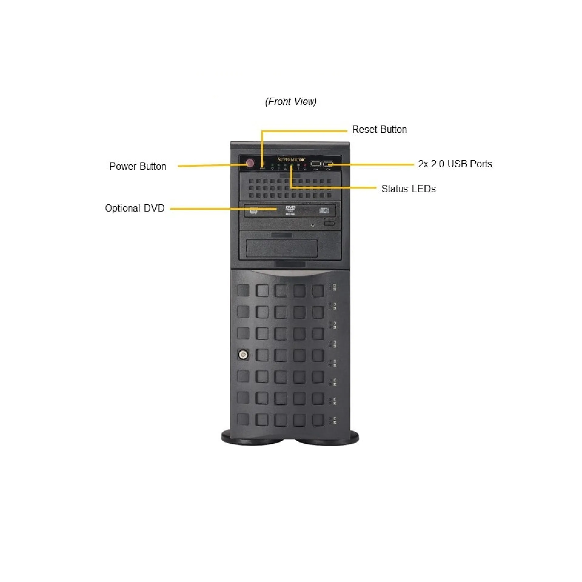 Supermicro SYS-7049P-TR front view