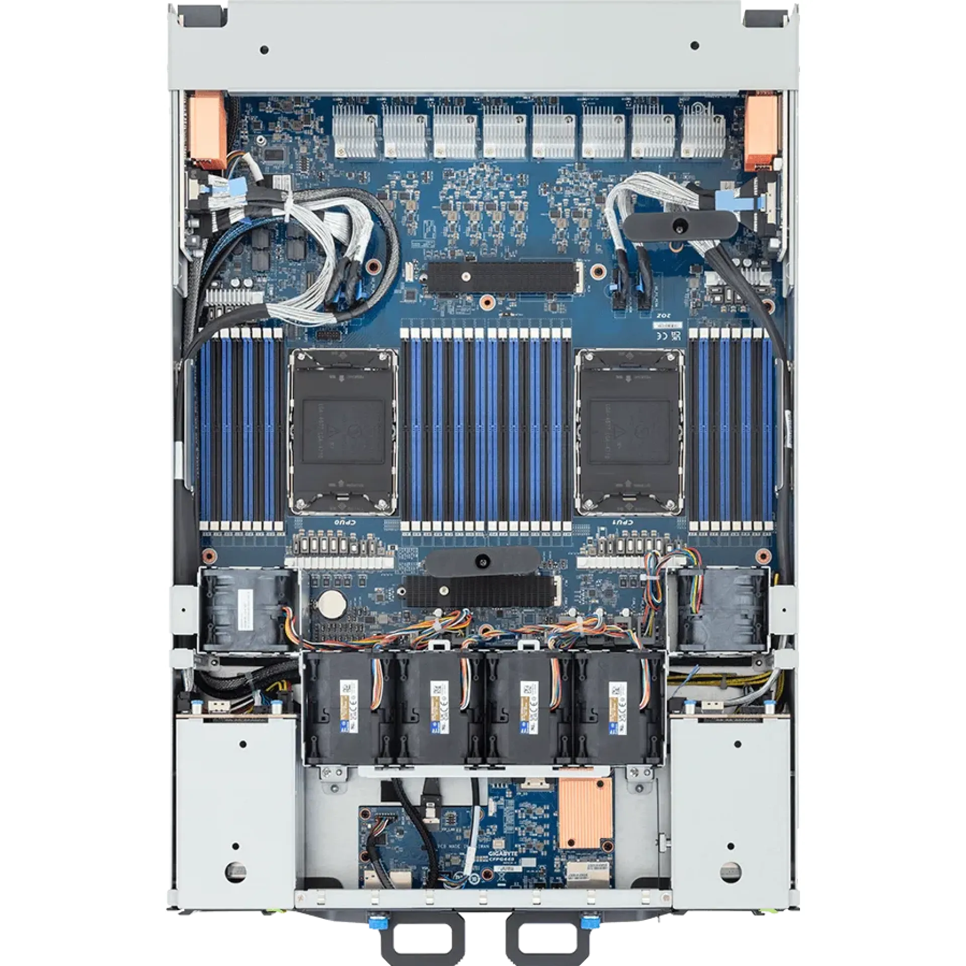 G894-SD3-AAX7 Gigabyte top view Gigabyte G894-SD3-AAX7 top view