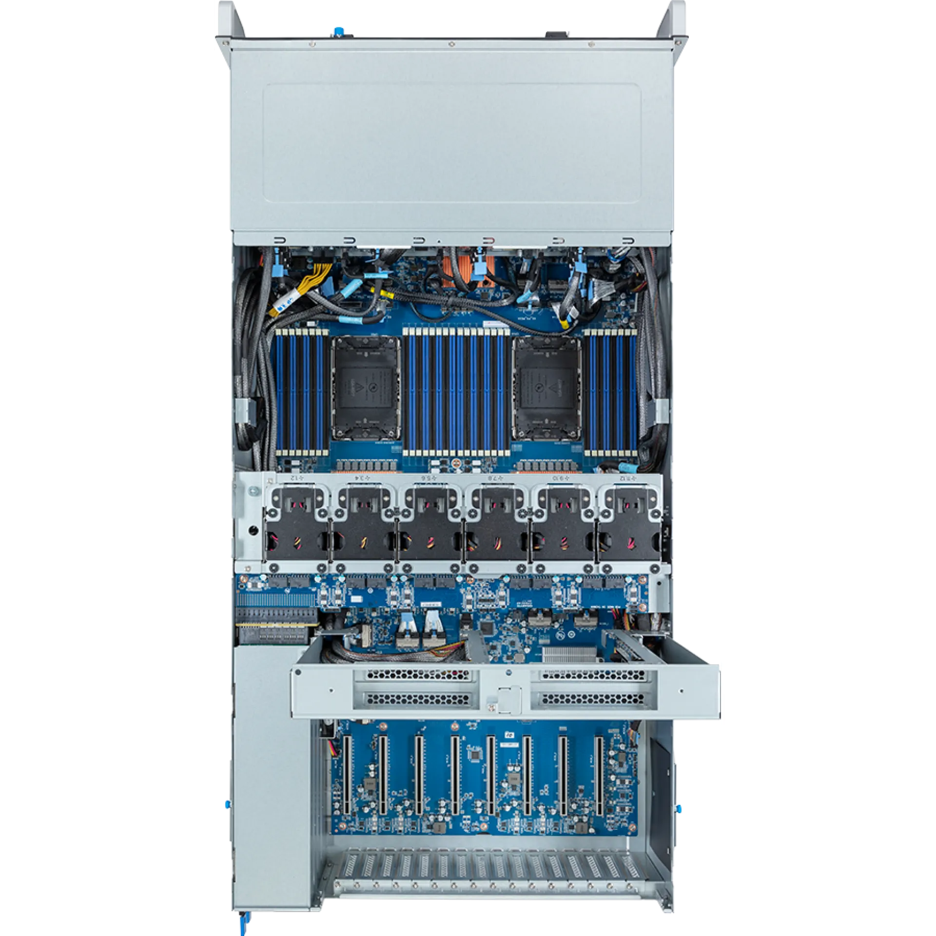 G493-SB2-AAP1 Gigabyte top view Gigabyte G493-SB2-AAP1 top view