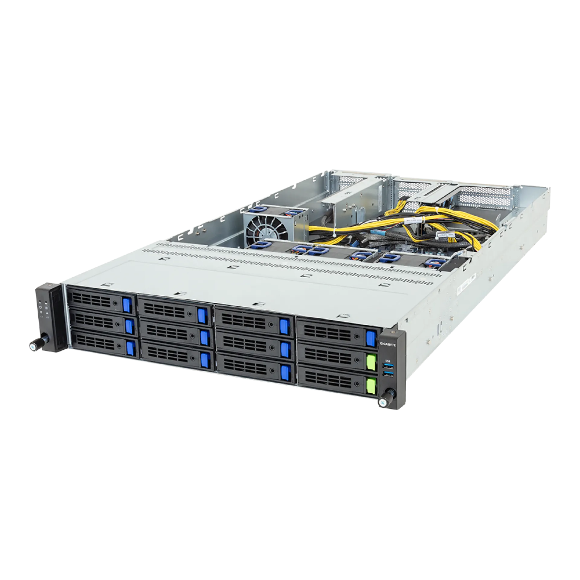 Gigabyte R264-AG0-AAS1 angle view 