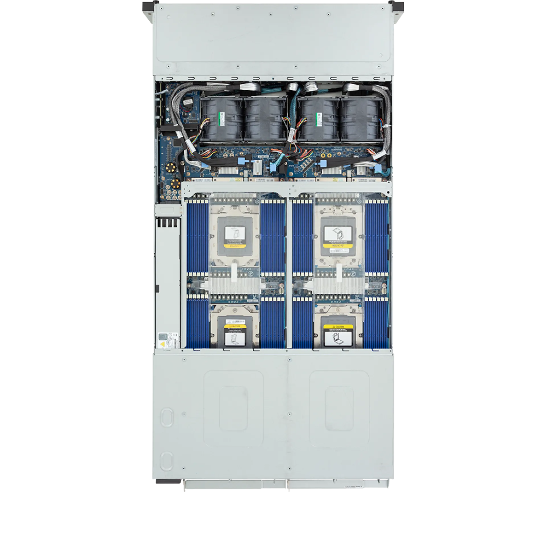 H273-Z84-AAW1 Gigabyte top view Gigabyte H273-Z84-AAW1 top view