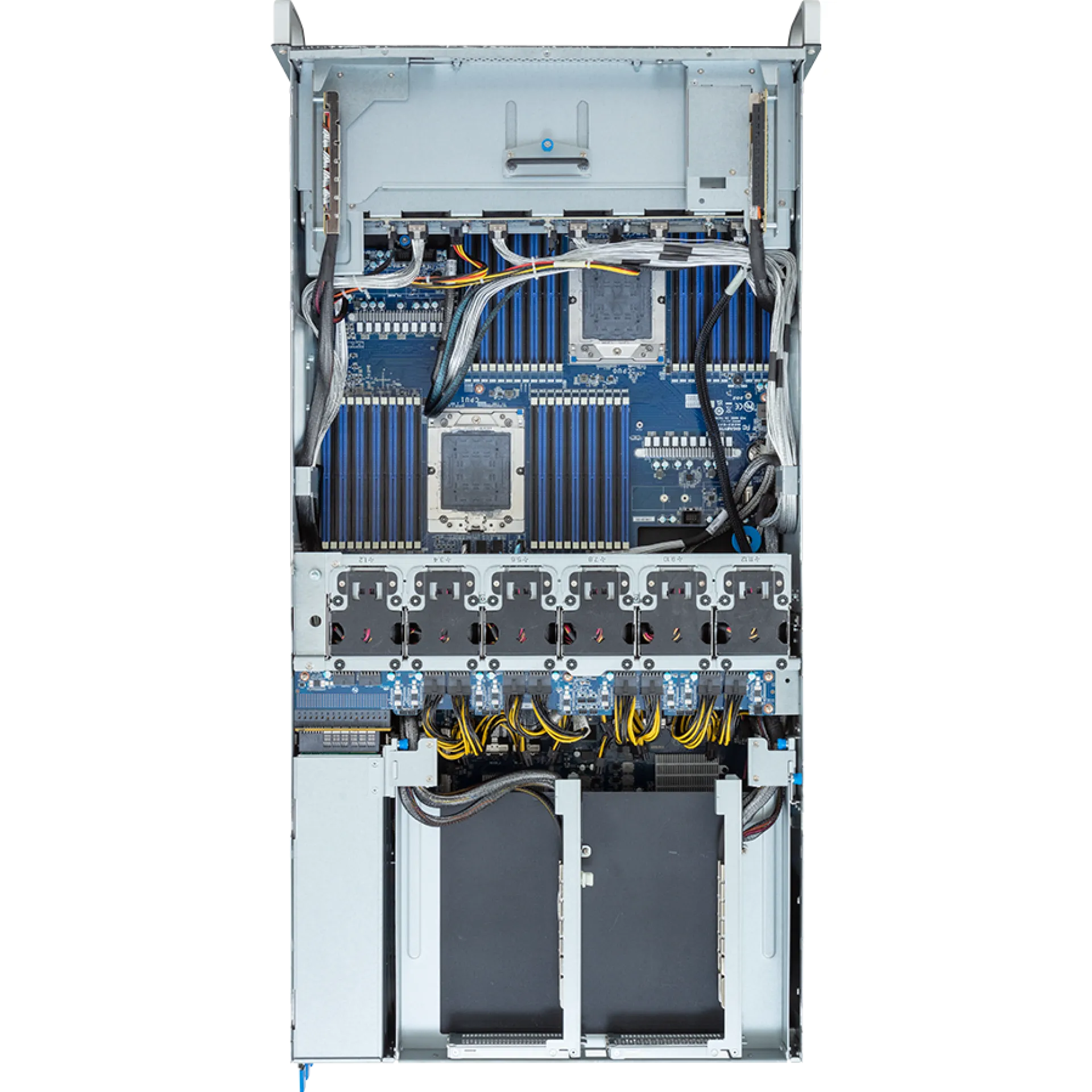 G493-ZB2-AAP1 Gigabyte top view Gigabyte G493-ZB2-AAP1 top view