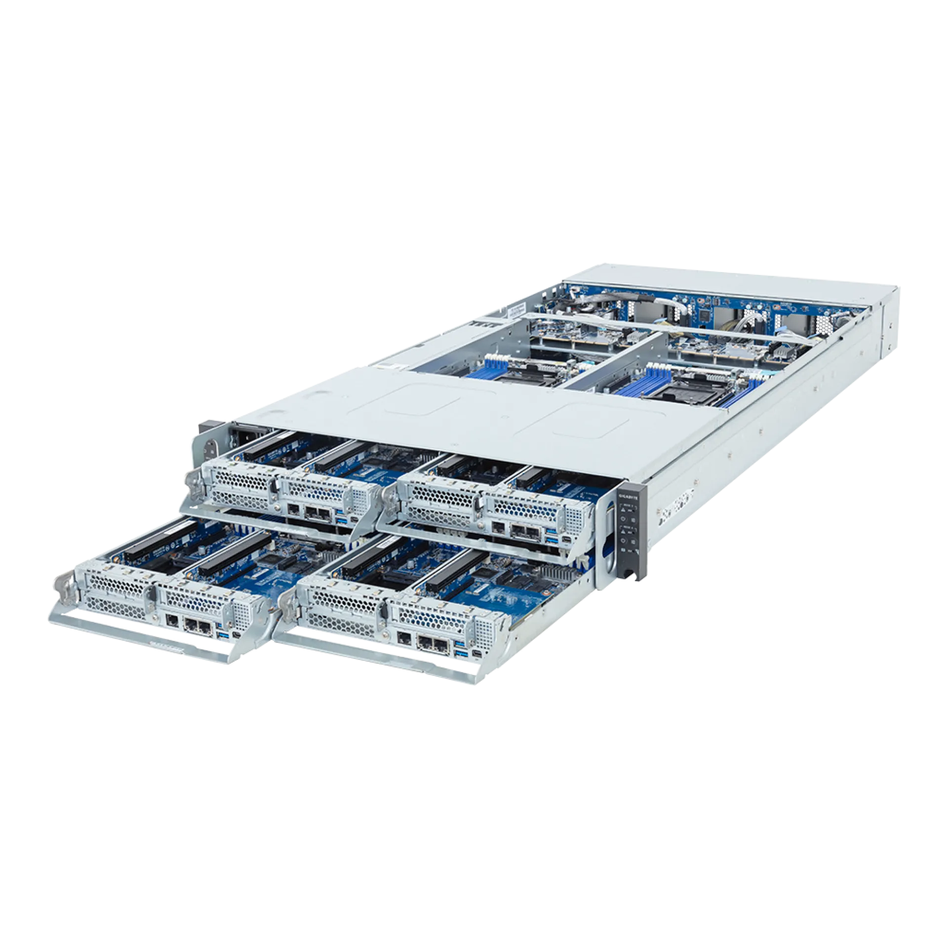 H274-S61-IAW1 Gigabyte angle view Gigabyte H274-S61-IAW1 angle view