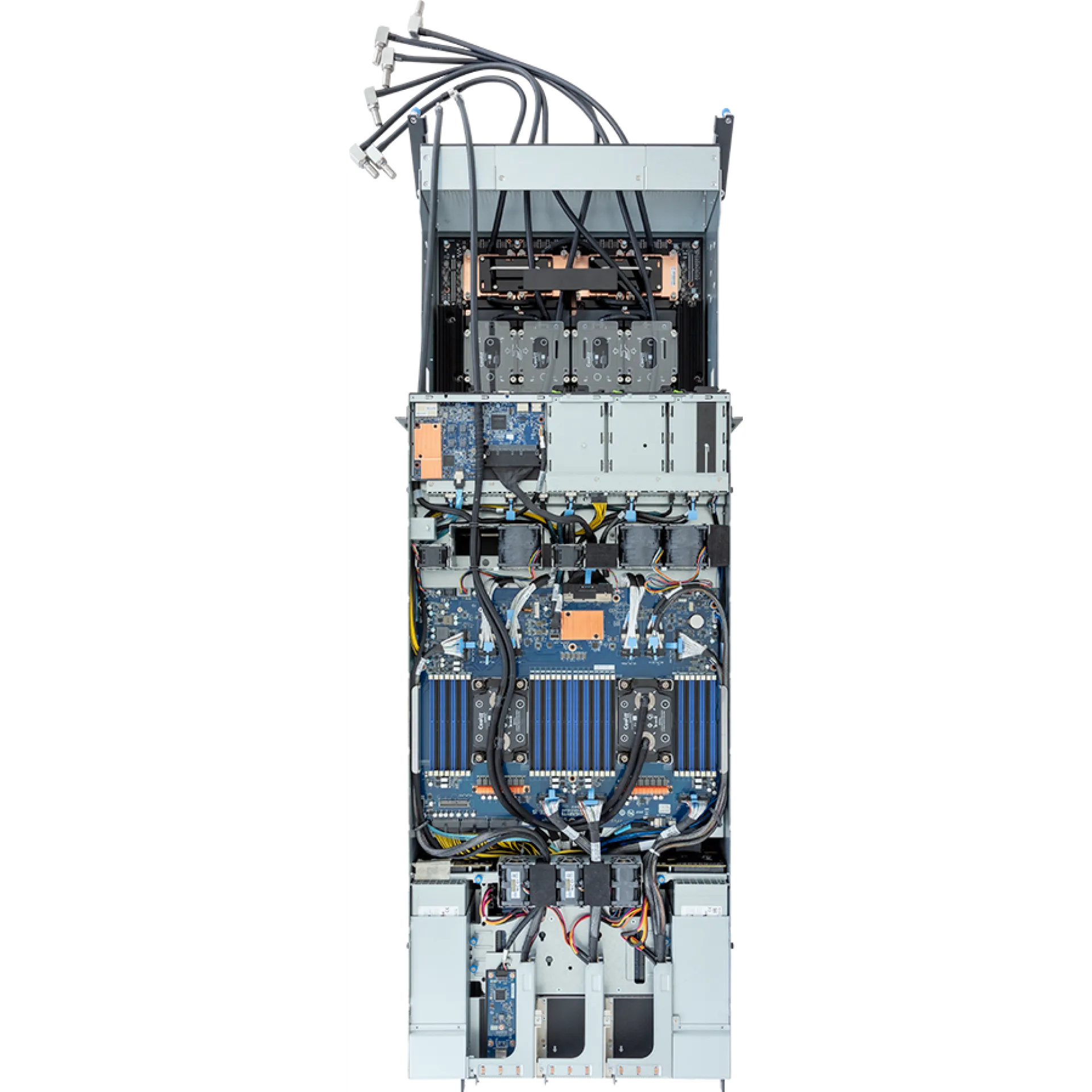 Gigabyte G593-SD0-LAX1 top view 