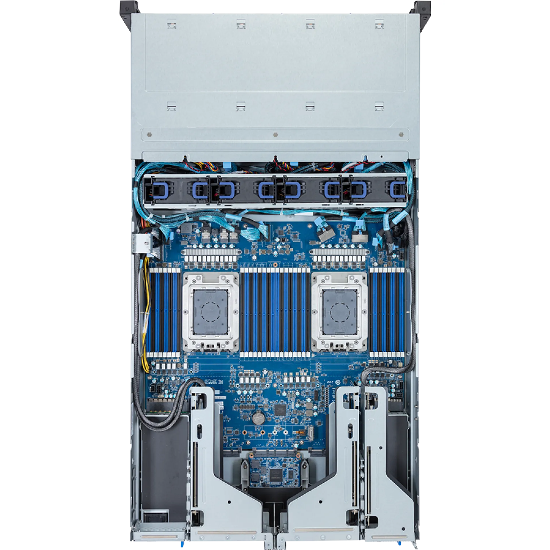 R283-P90-AAJ1 Gigabyte top view Gigabyte R283-P90-AAJ1 top view