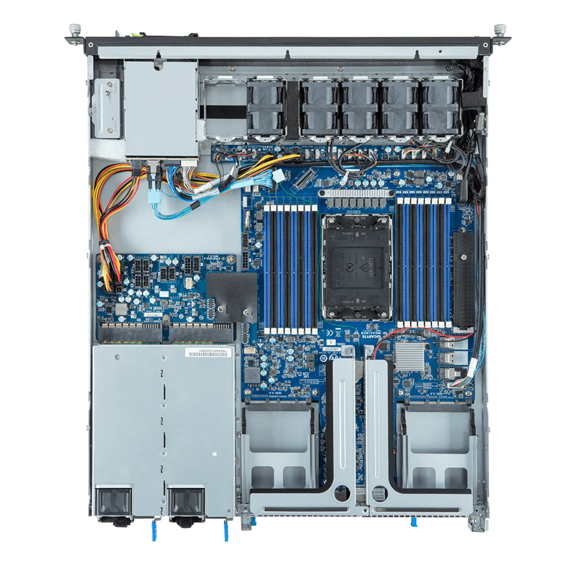 Gigabyte E163-S30-AAB1 top view