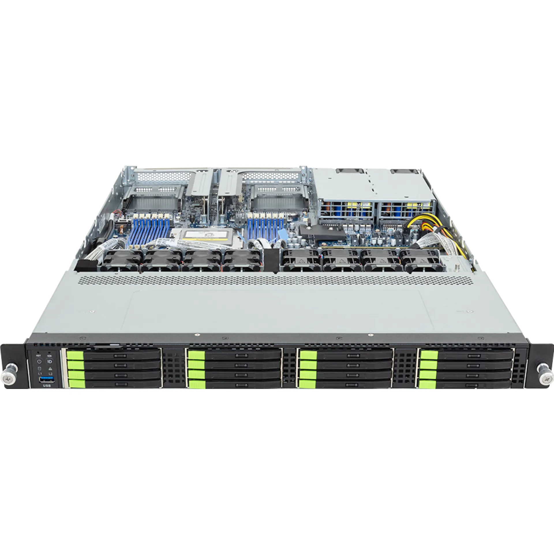 R163-Z36-AAJ2 Gigabyte front view Gigabyte R163-Z36-AAJ2 front view