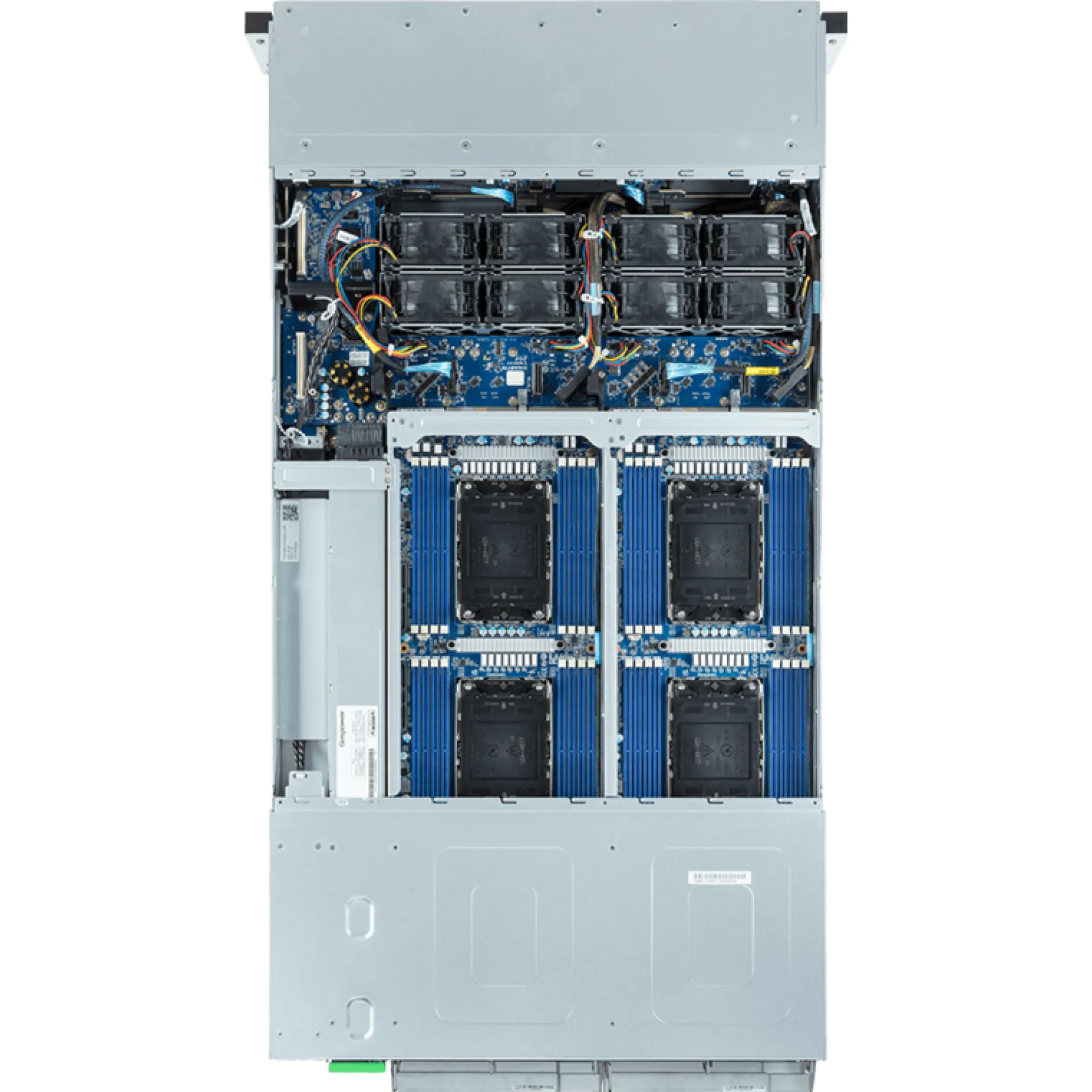 Gigabyte H263-S63-AAN1 top view 