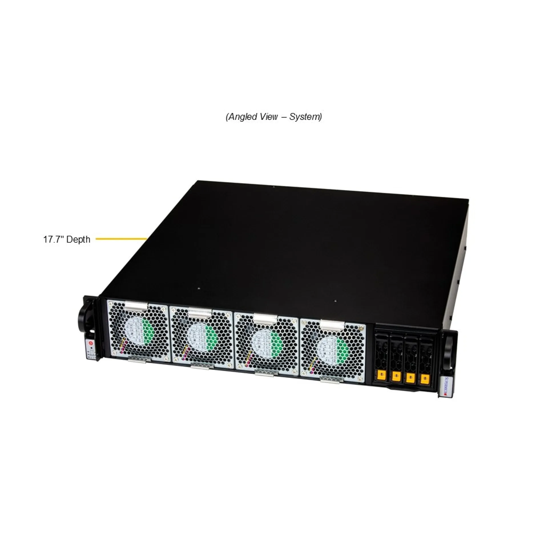 SYS-212B-N2T Supermicro angle view Supermicro SYS-212B-N2T angle view