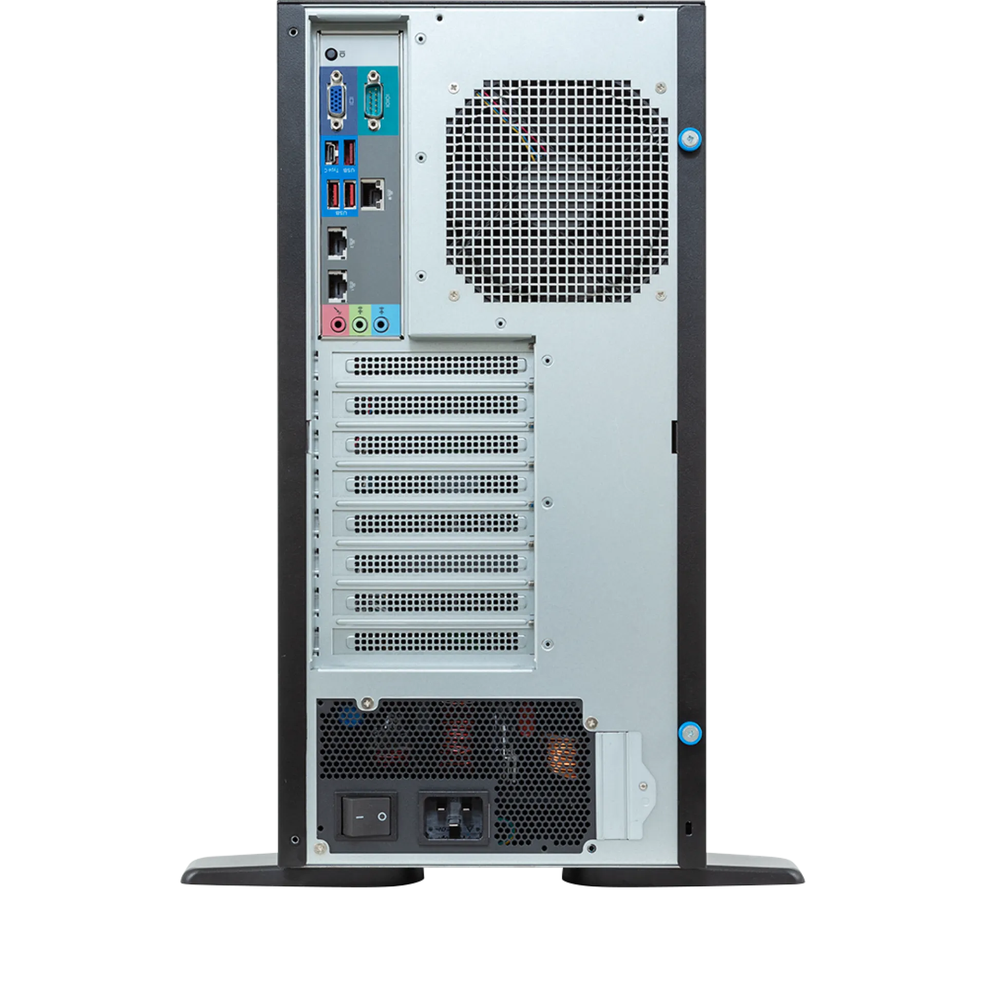 W773-H5D-AA01 Gigabyte rear view Gigabyte W773-H5D-AA01 rear view