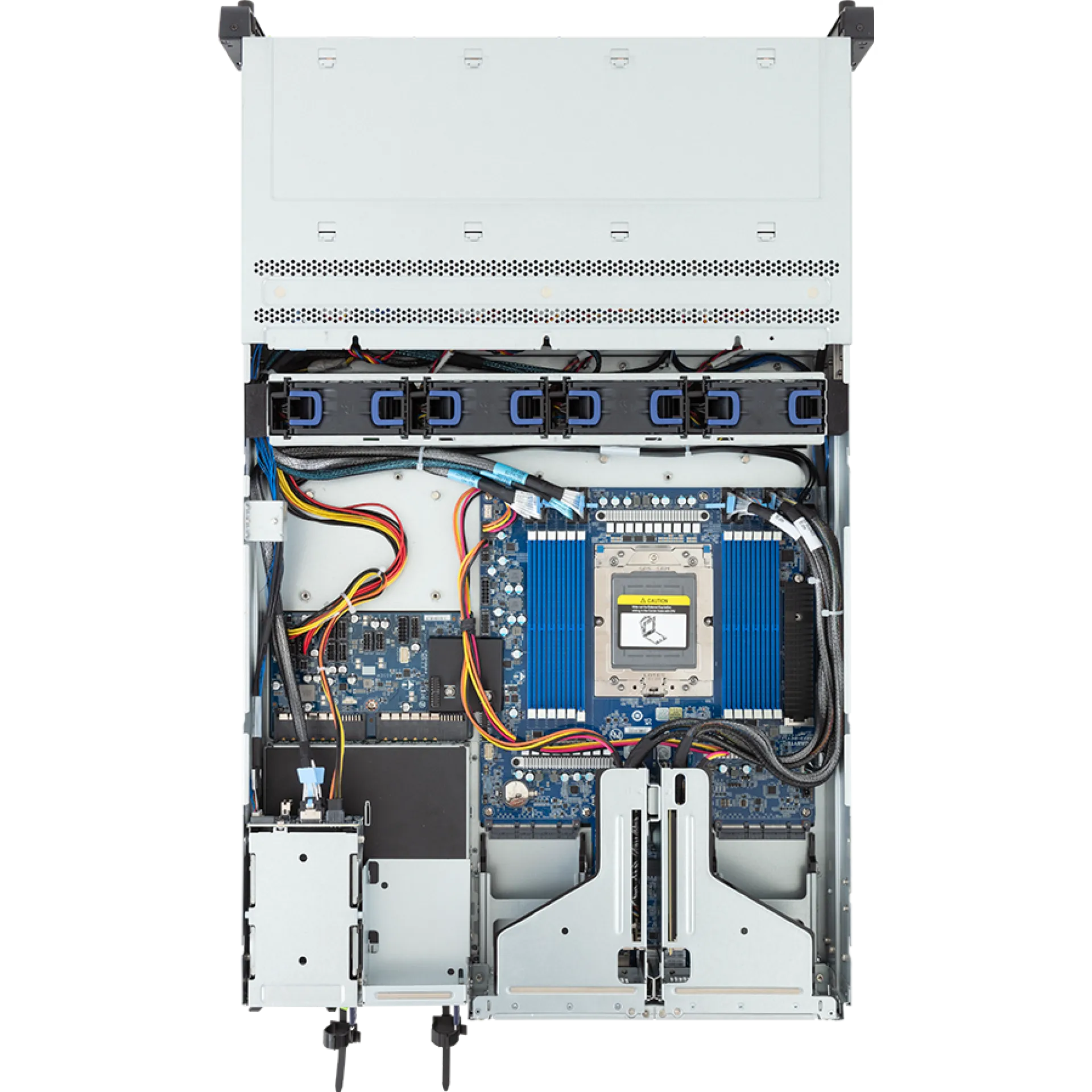 R263-Z37-AAC1 Gigabyte top view Gigabyte R263-Z37-AAC1 top view