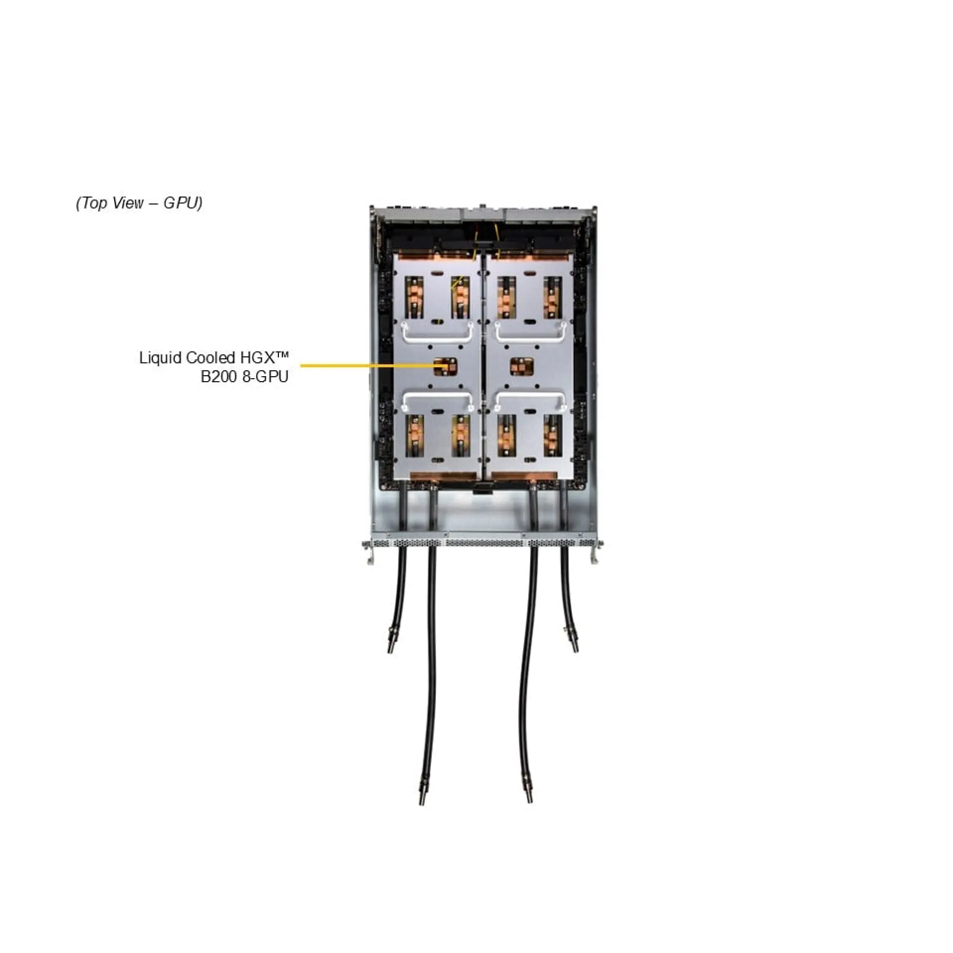 Supermicro AS-4126GS-NBR-LCC-G1 top view