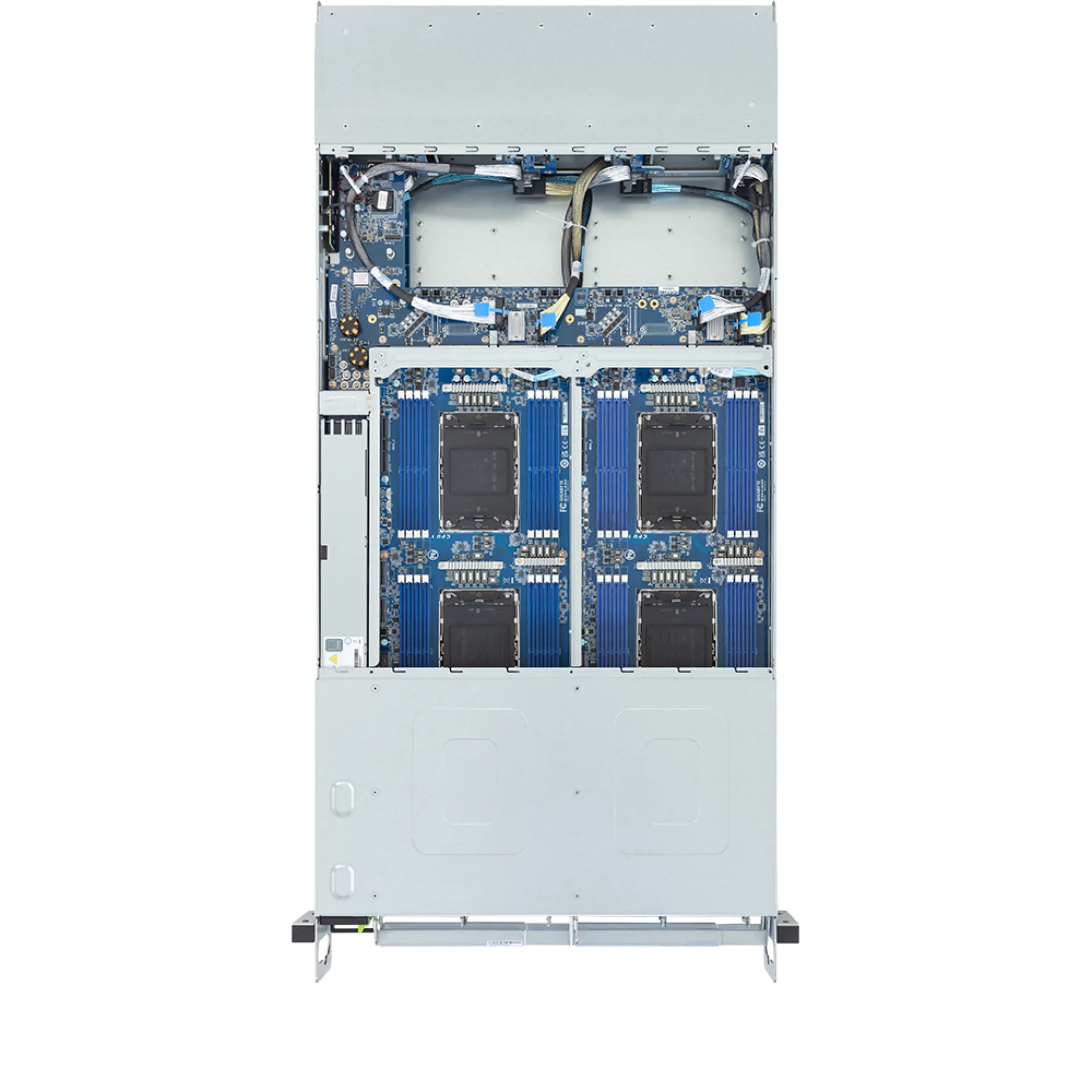 H274-S61-IAW1 Gigabyte top view Gigabyte H274-S61-IAW1 top view