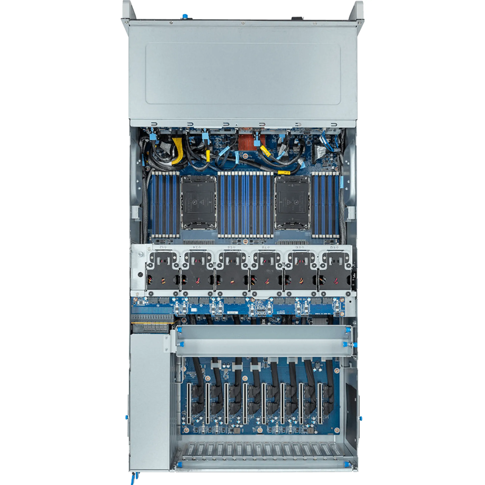 G493-SB0-AAP1 Gigabyte top view Gigabyte G493-SB0-AAP1 top view