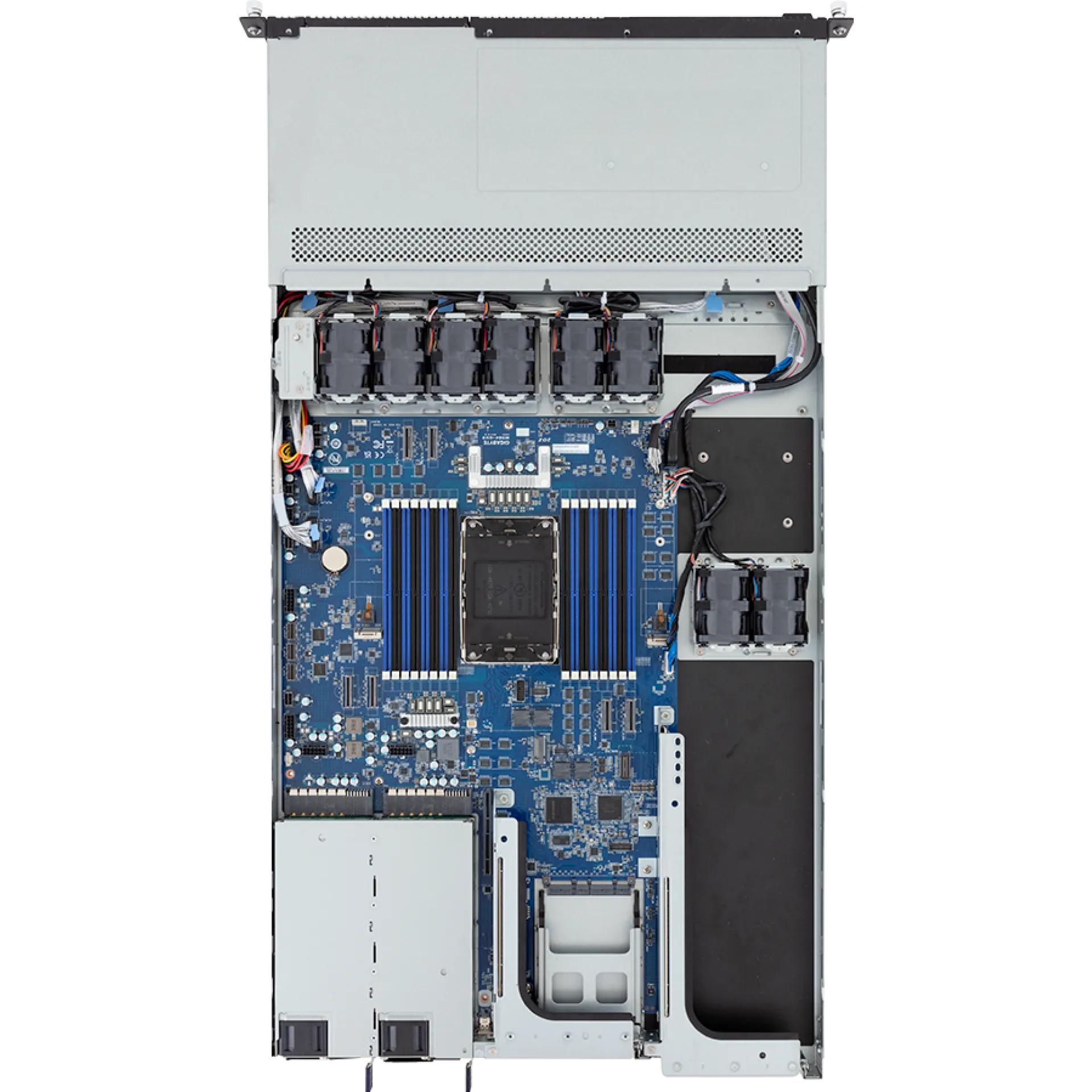 R164-SG0-AAH1 Gigabyte top view Gigabyte R164-SG0-AAH1 top view