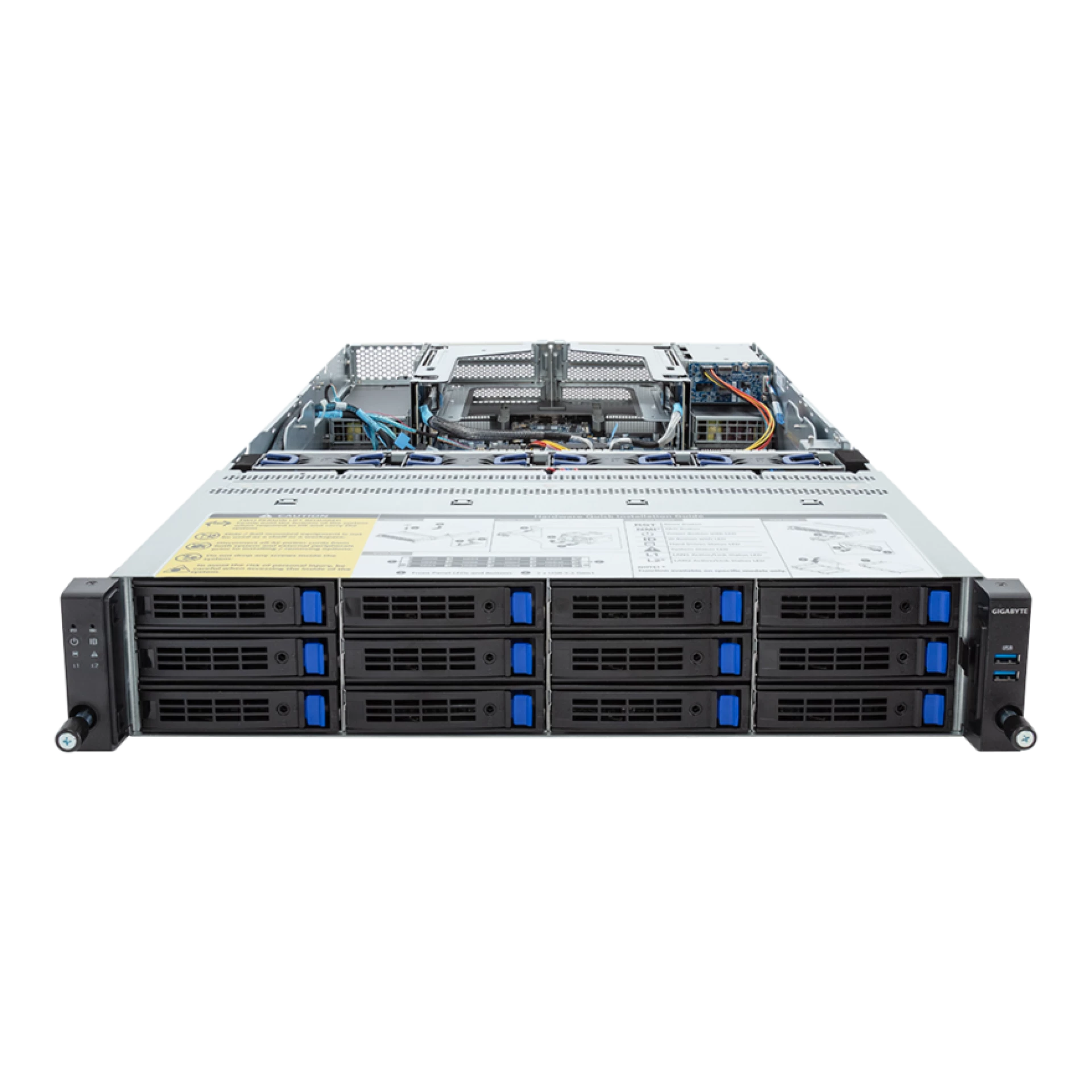 Gigabyte R283-Z90-AAD3 front view