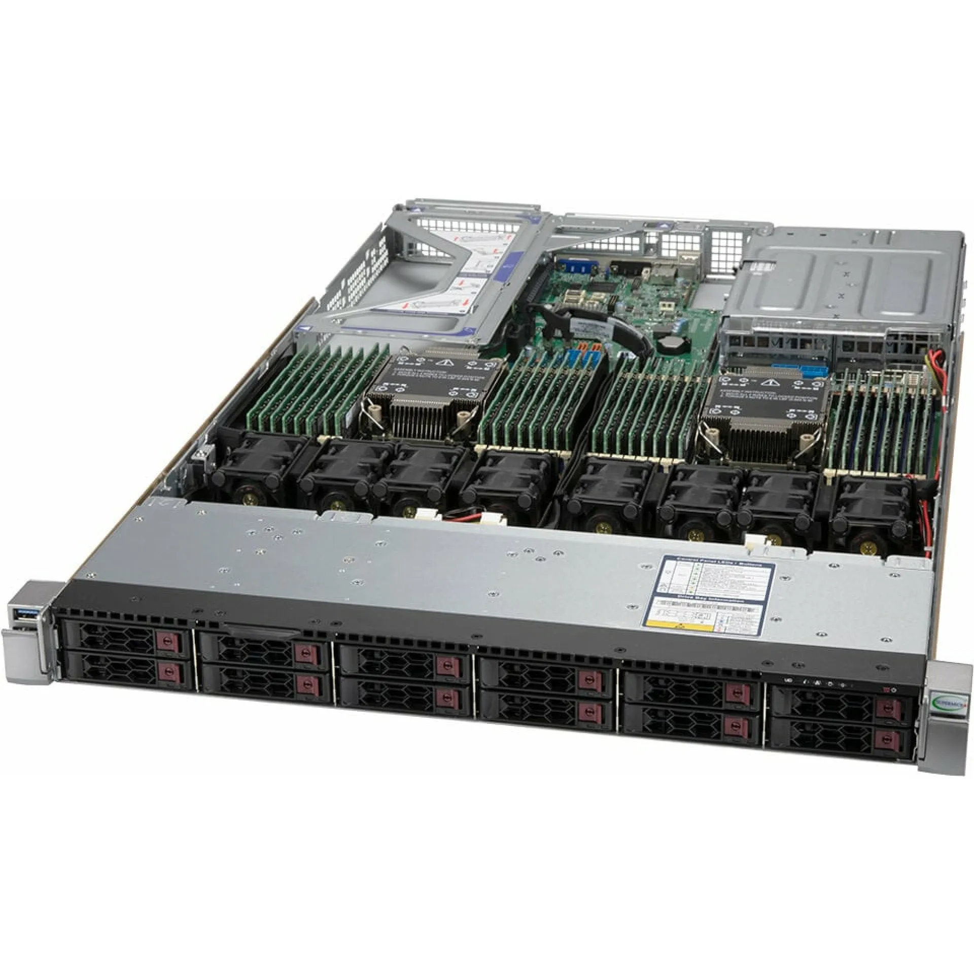 SYS-120U-TNR | Supermicro Dual Xeon Scalable 3rd Gen 1U Rack Server